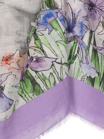 Faliero Sarti graphic-print scarf outlook