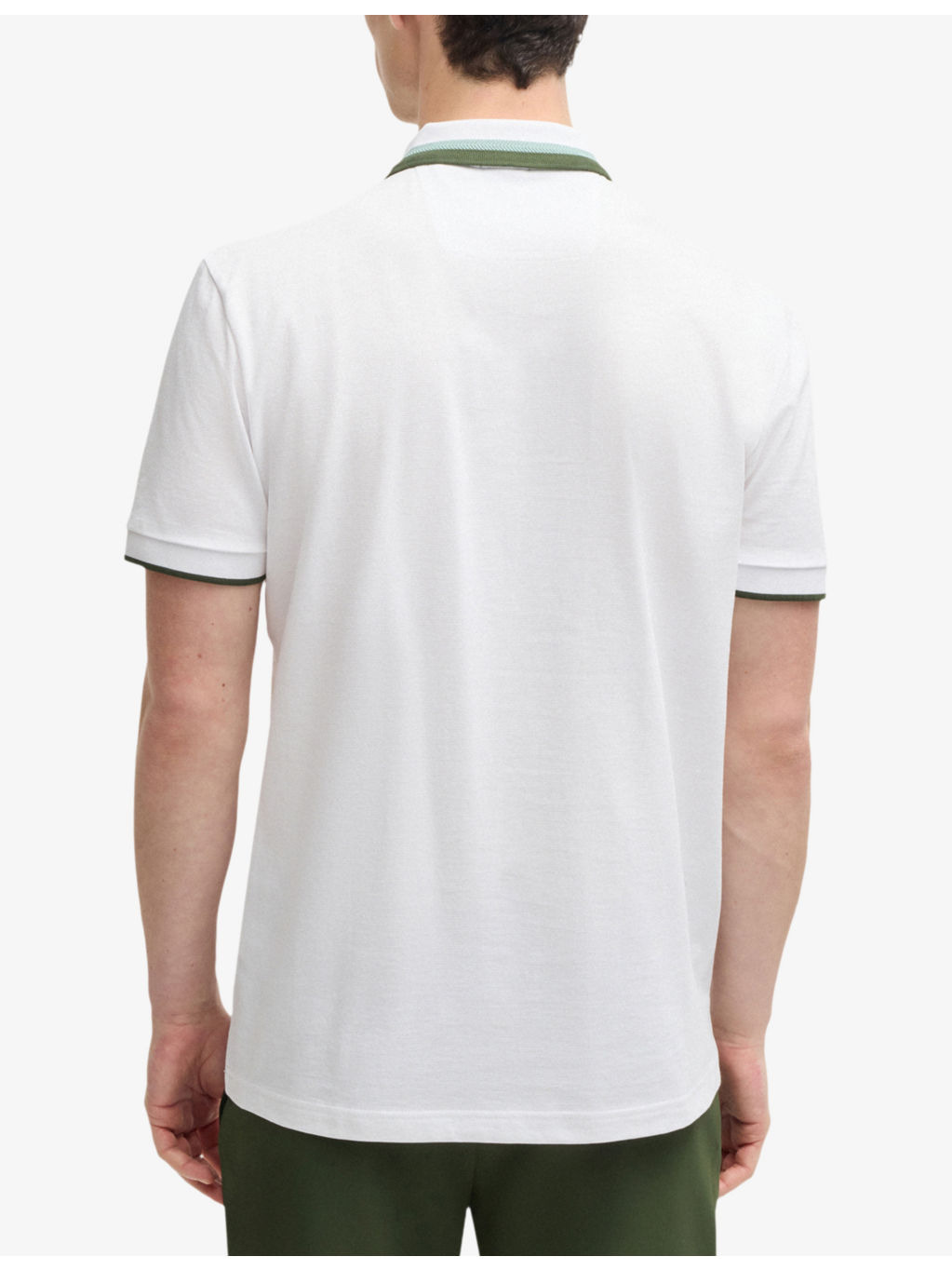 Branded Short-Sleeve Cotton Polo Shirt - 4