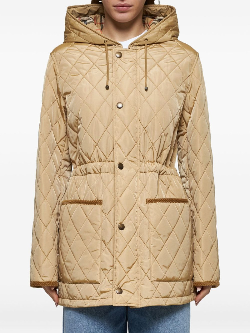 Burberry Devon parka coat outlook