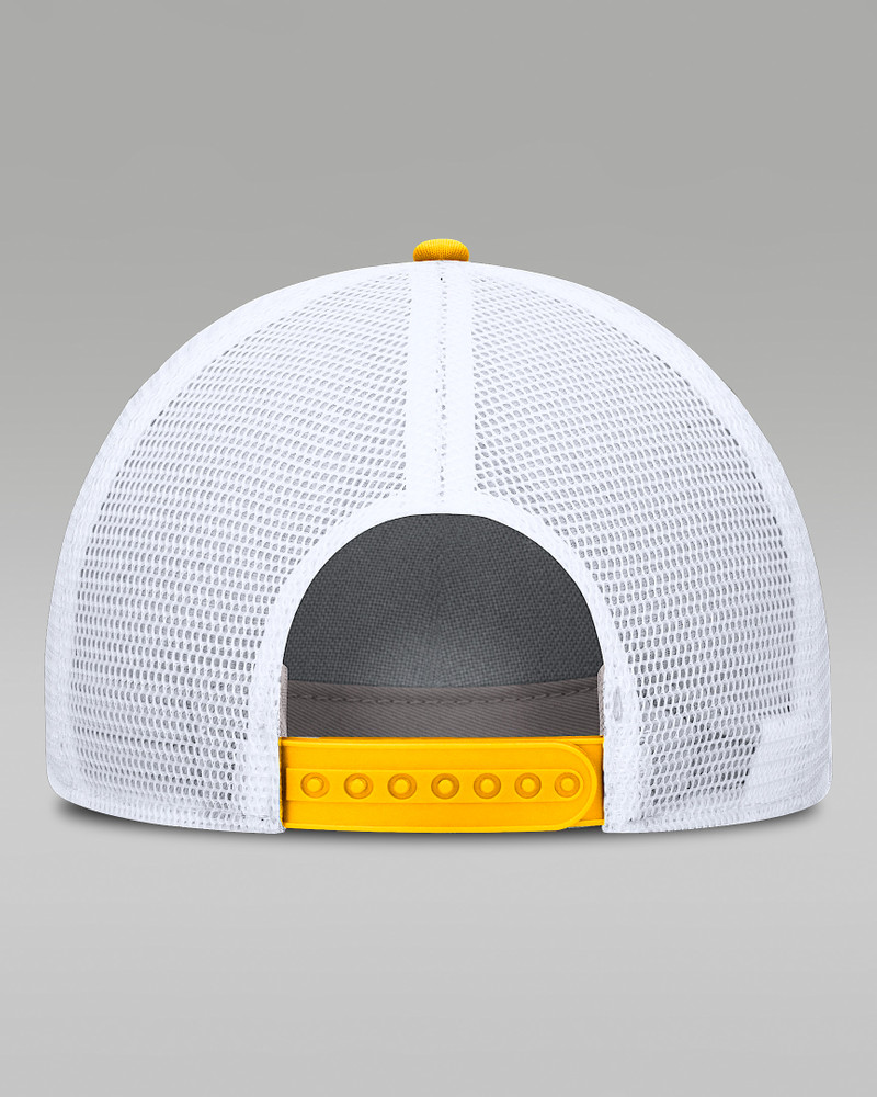 Jordan Michigan On-Field Rise Engineered Men's Jordan Brand College Trucker Adjustable Hat outlook