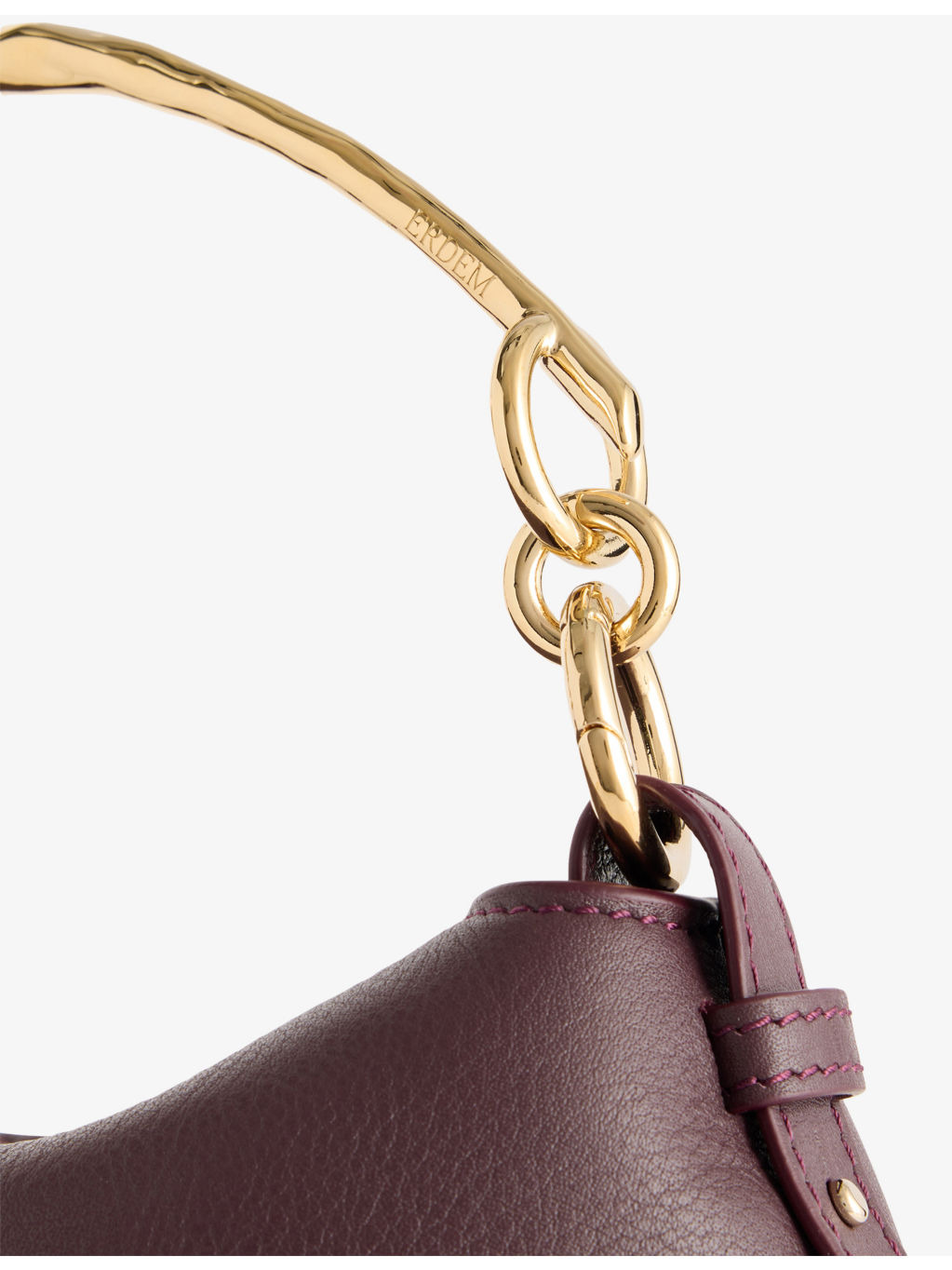 Large Bloom Leather Shoulder Bag - 4