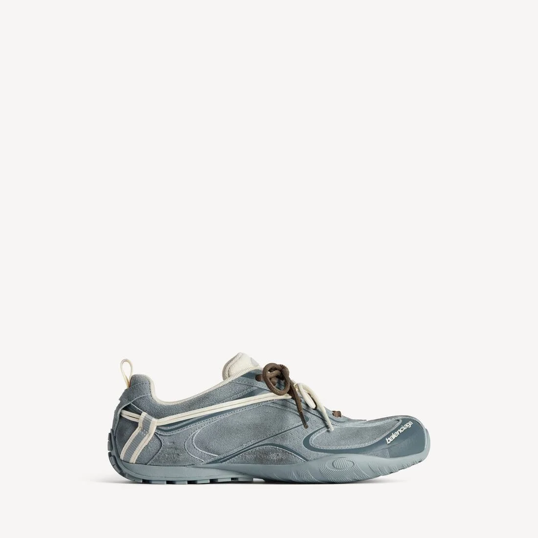 Women's Radar Velvety Sneaker in Grey/off White/brown - 1