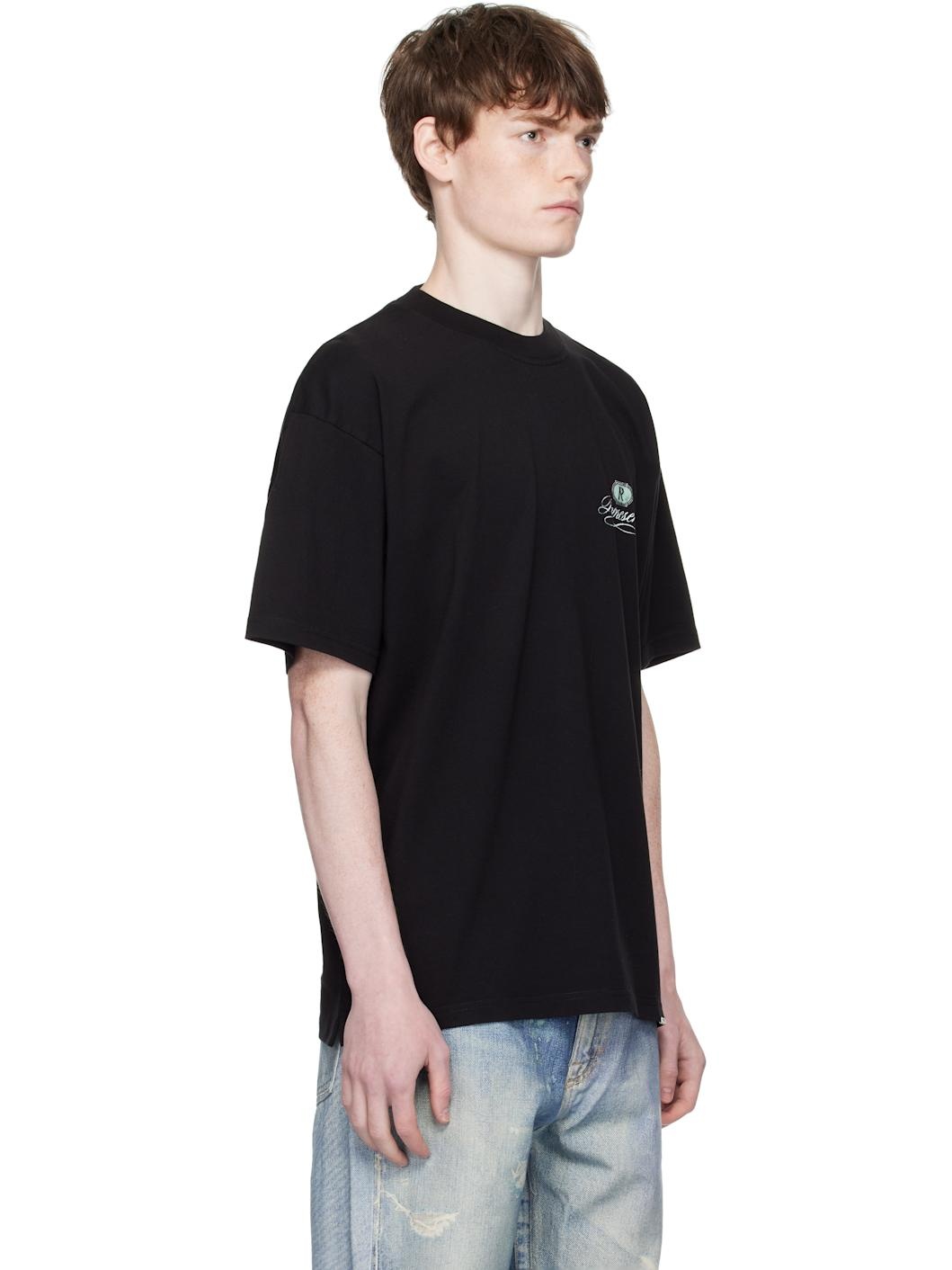 Black Grand Vintage Hand Drawn T-Shirt - 2