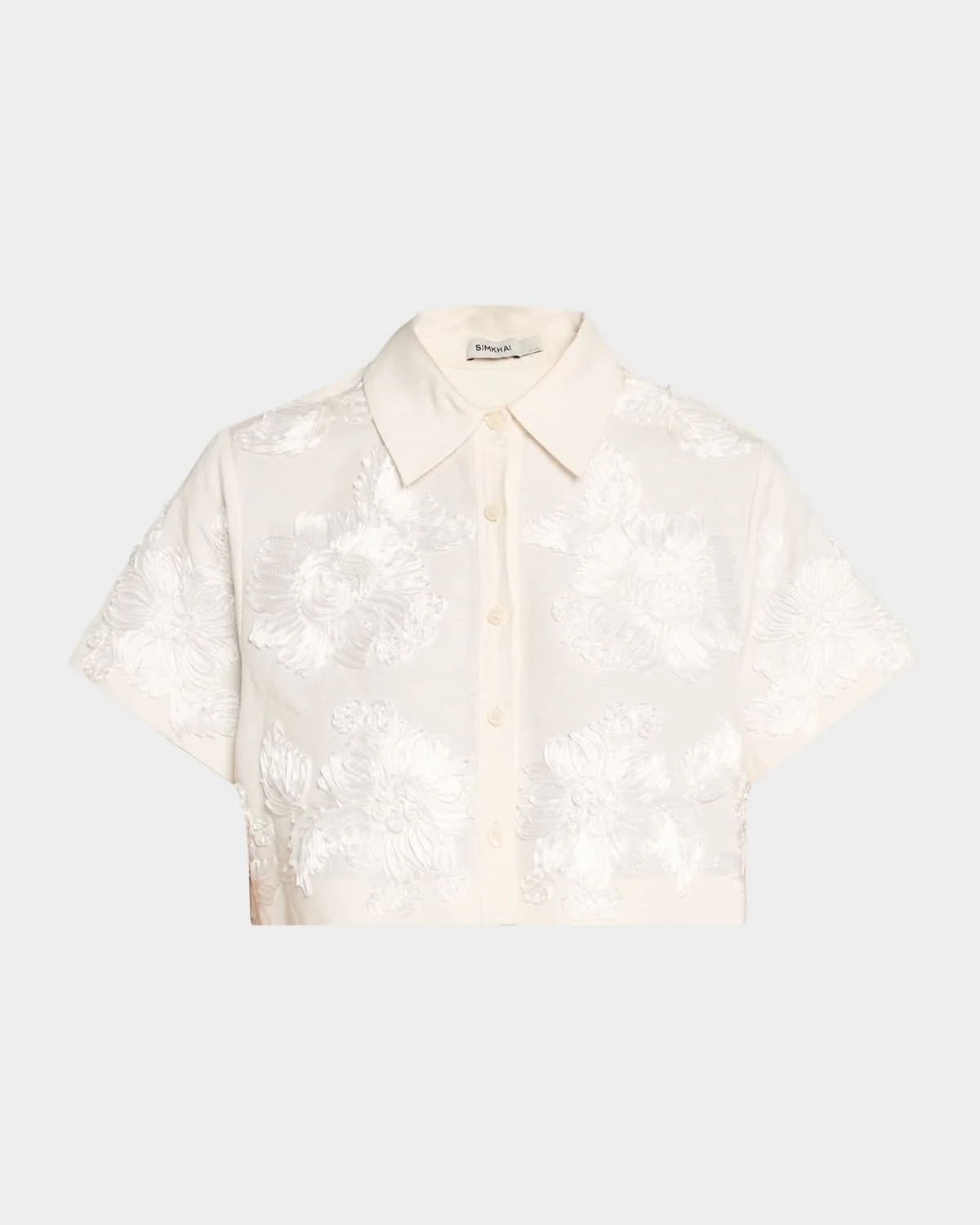 Callie Floral Camp Shirt - 1
