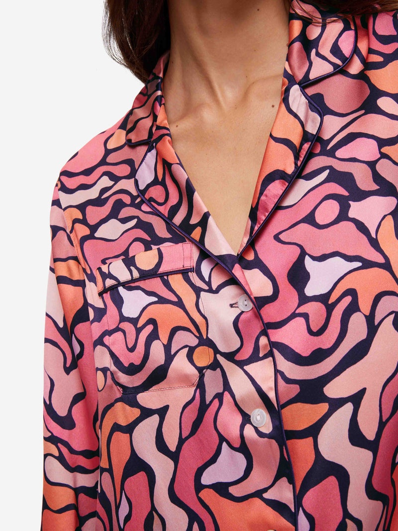 Women's Pyjamas Brindisi 85 Silk Satin Multi - 5