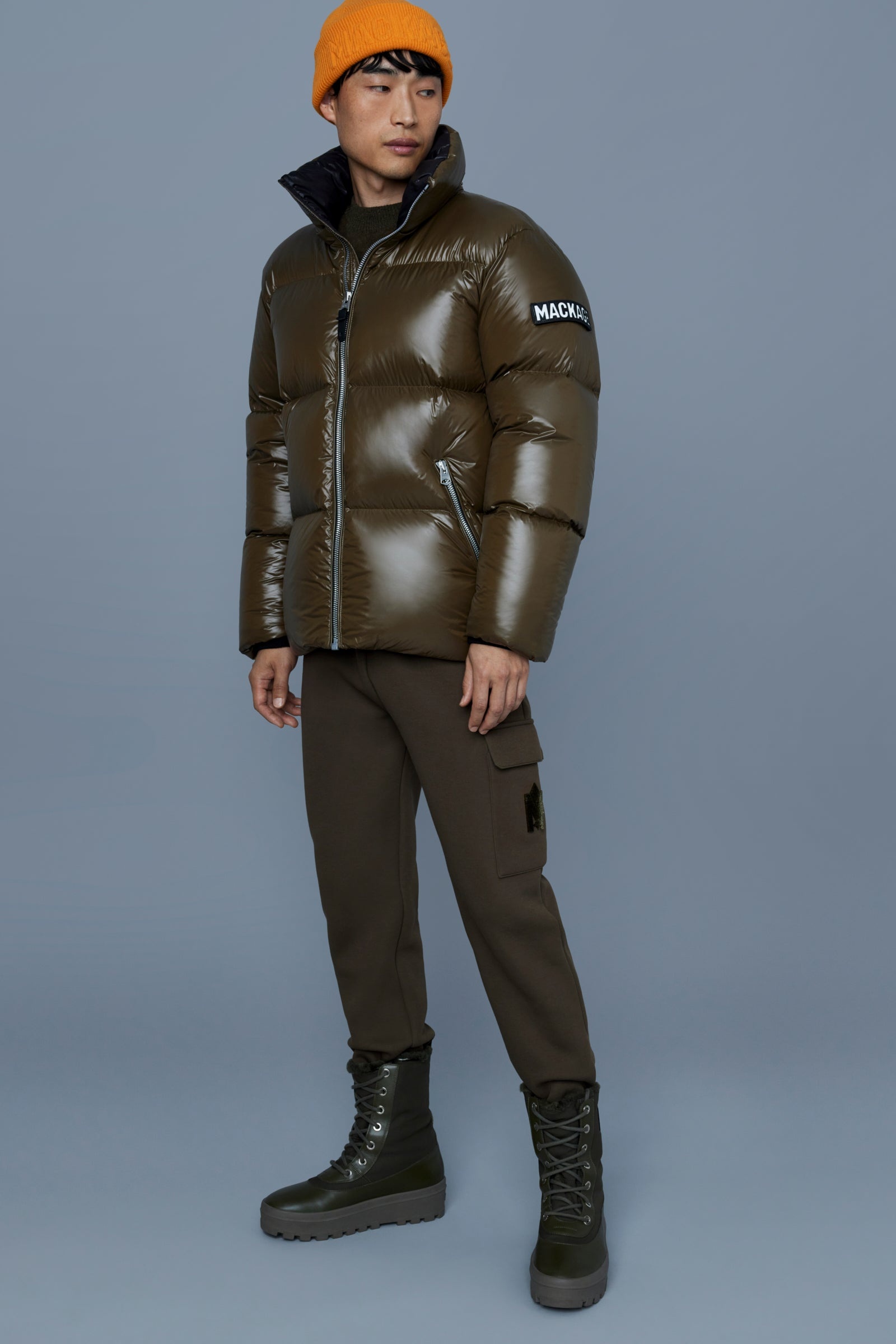 KENT-Z lustrous down jacket with hood - 5