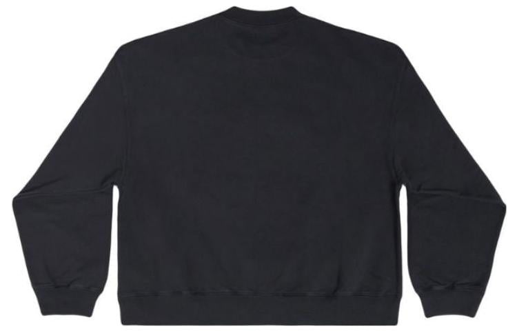 Balenciaga Cities Paris Embroidered Logo Sweatshirt 'Black' 697869TLVL81000 - 2