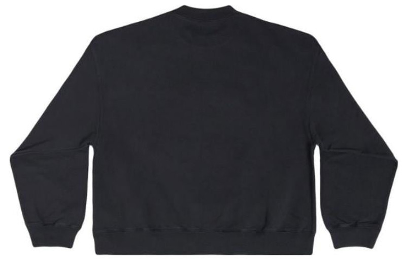 BALENCIAGA Balenciaga Cities Paris Embroidered Logo Sweatshirt 'Black' 697869TLVL81000 outlook