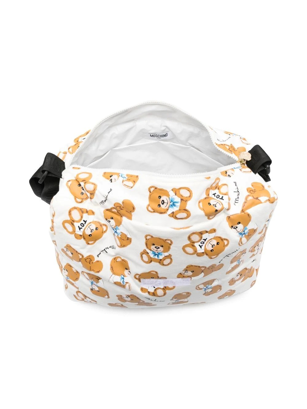 teddy bear-print baby changing bag - 4