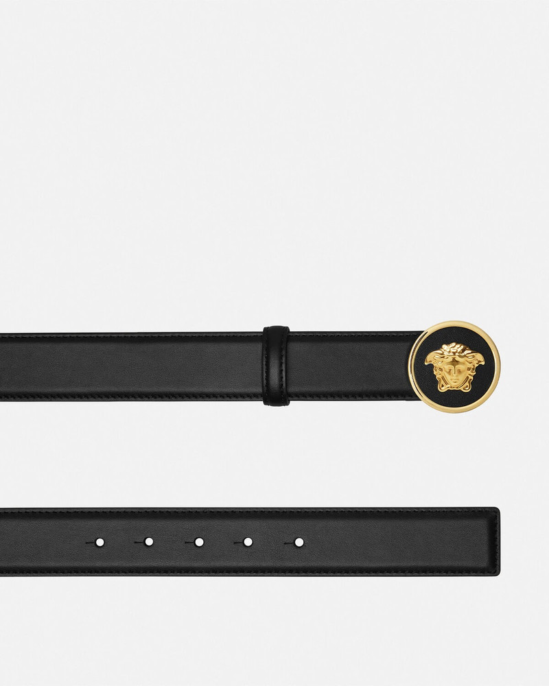 VERSACE La Medusa Leather Belt 1.2" outlook