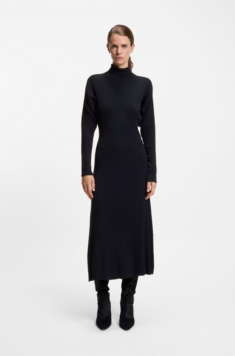 ROLLNECK SWEATER DRESS IN VIRGIN WOOL 2