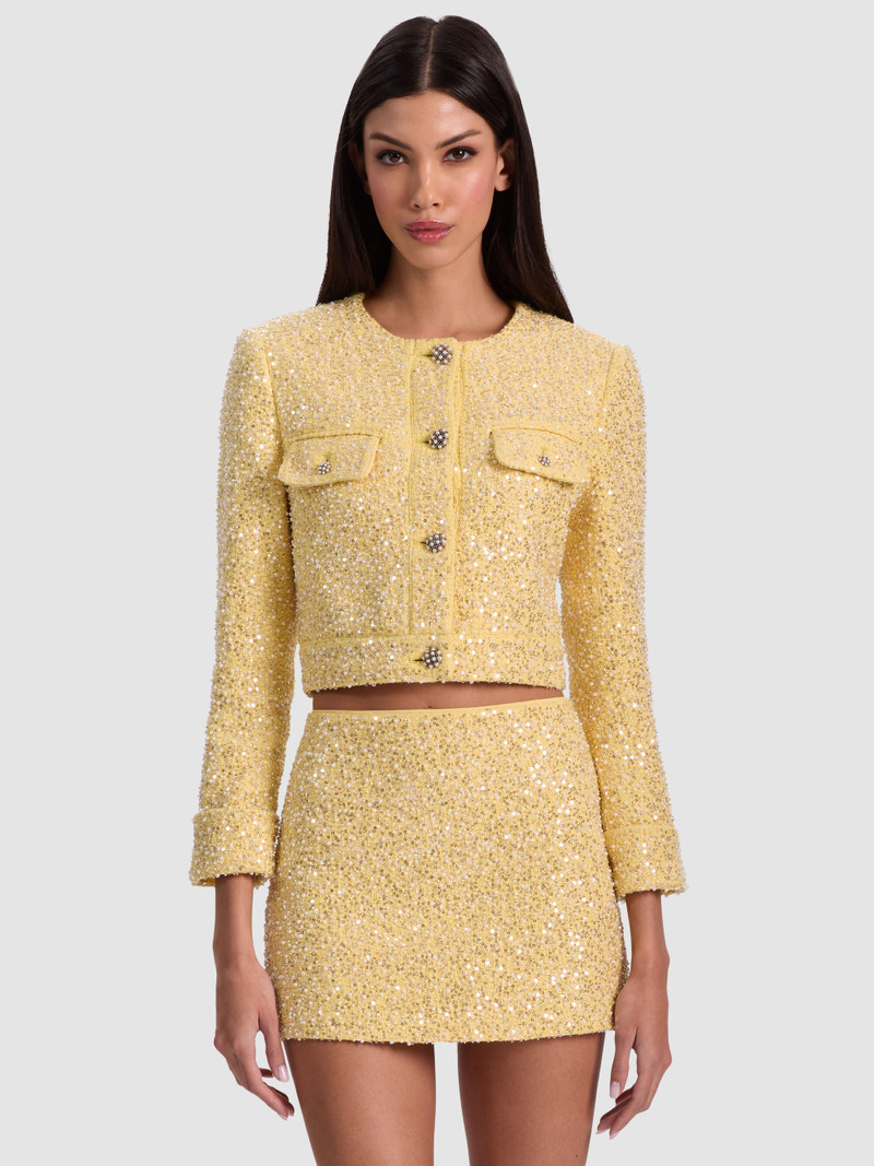 LORIE EMBELLISHED TWEED JACKET 2