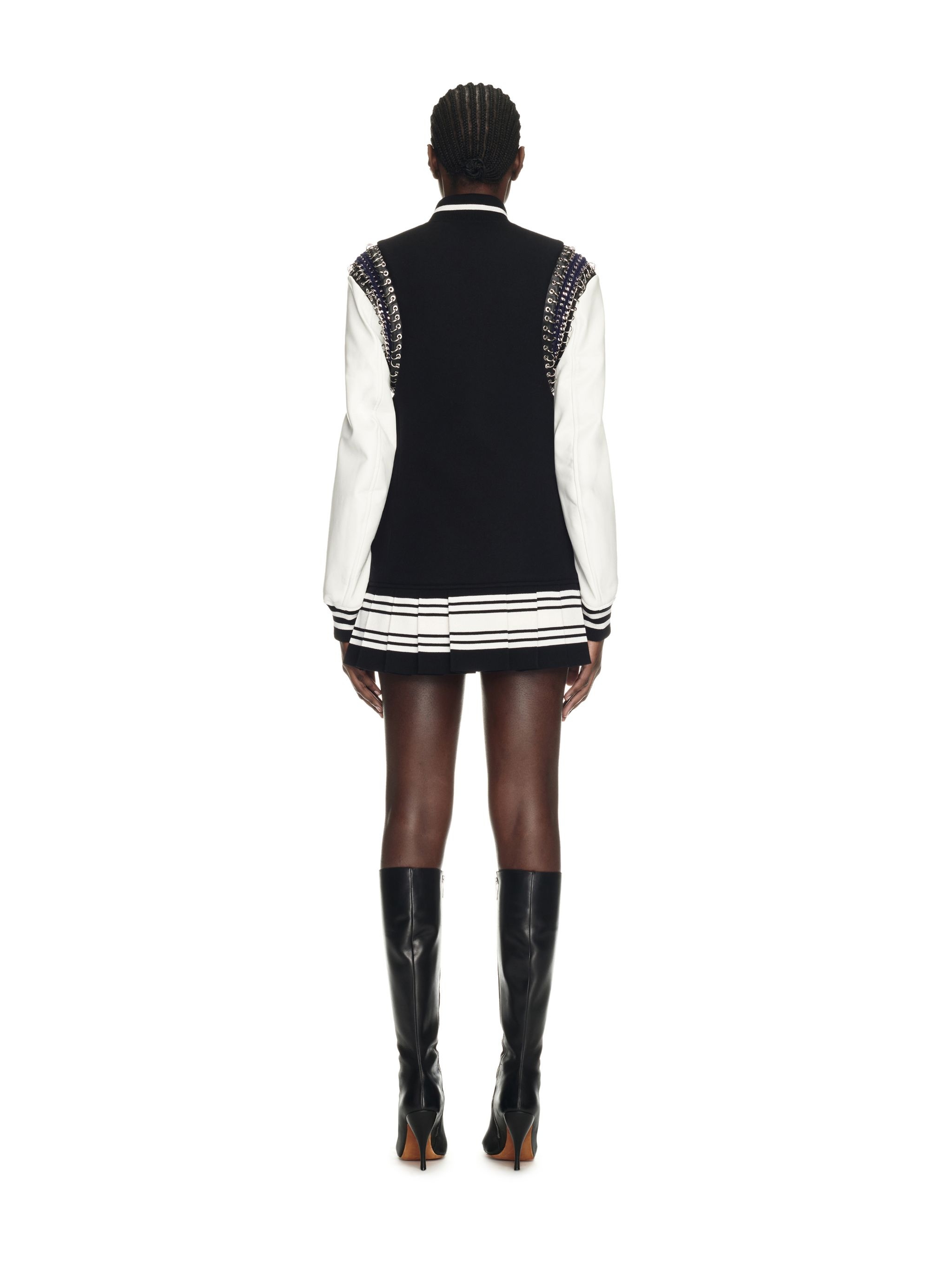 Brushed Varsity Dress - 4