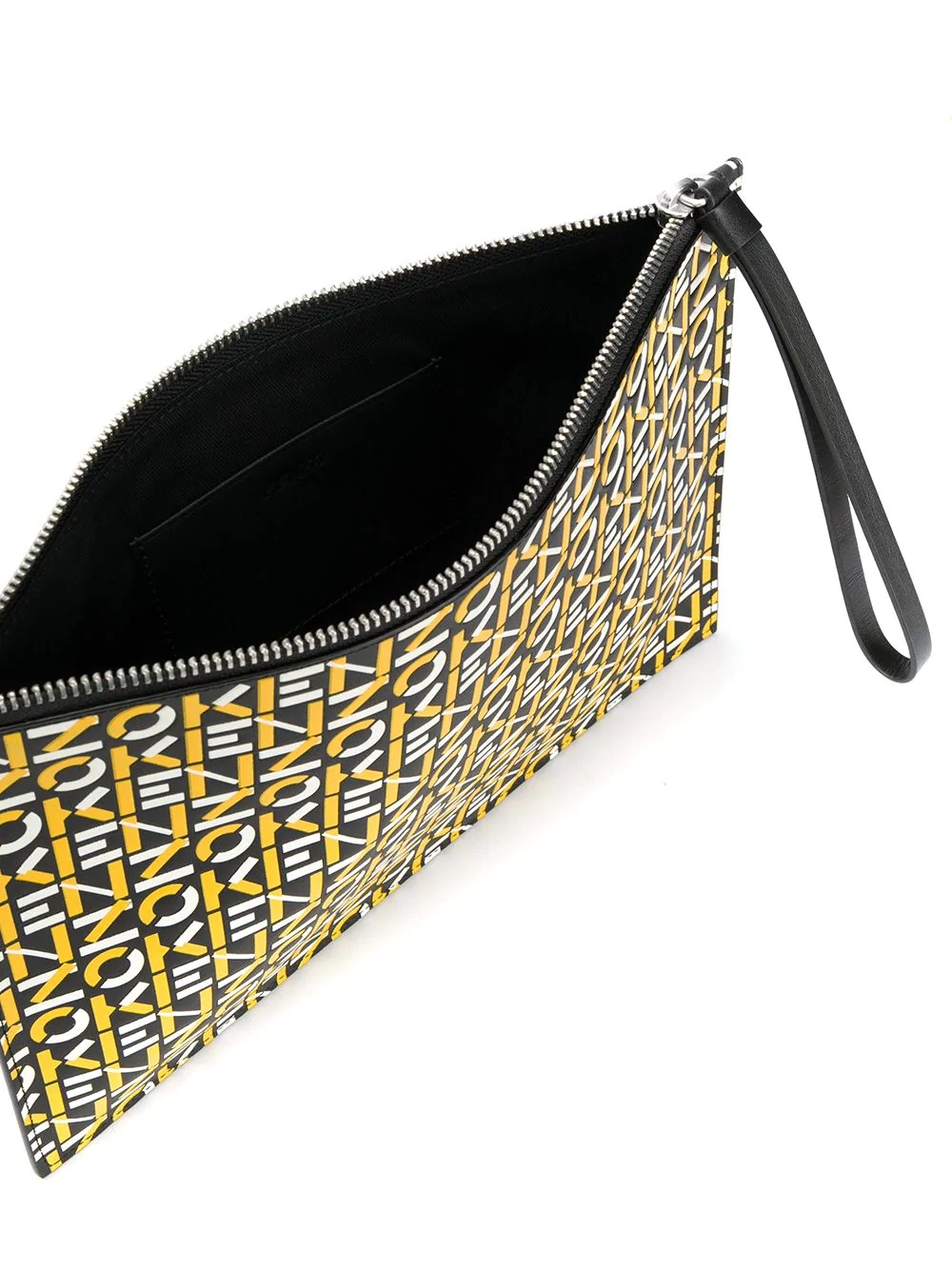 logo-print clutch bag - 5