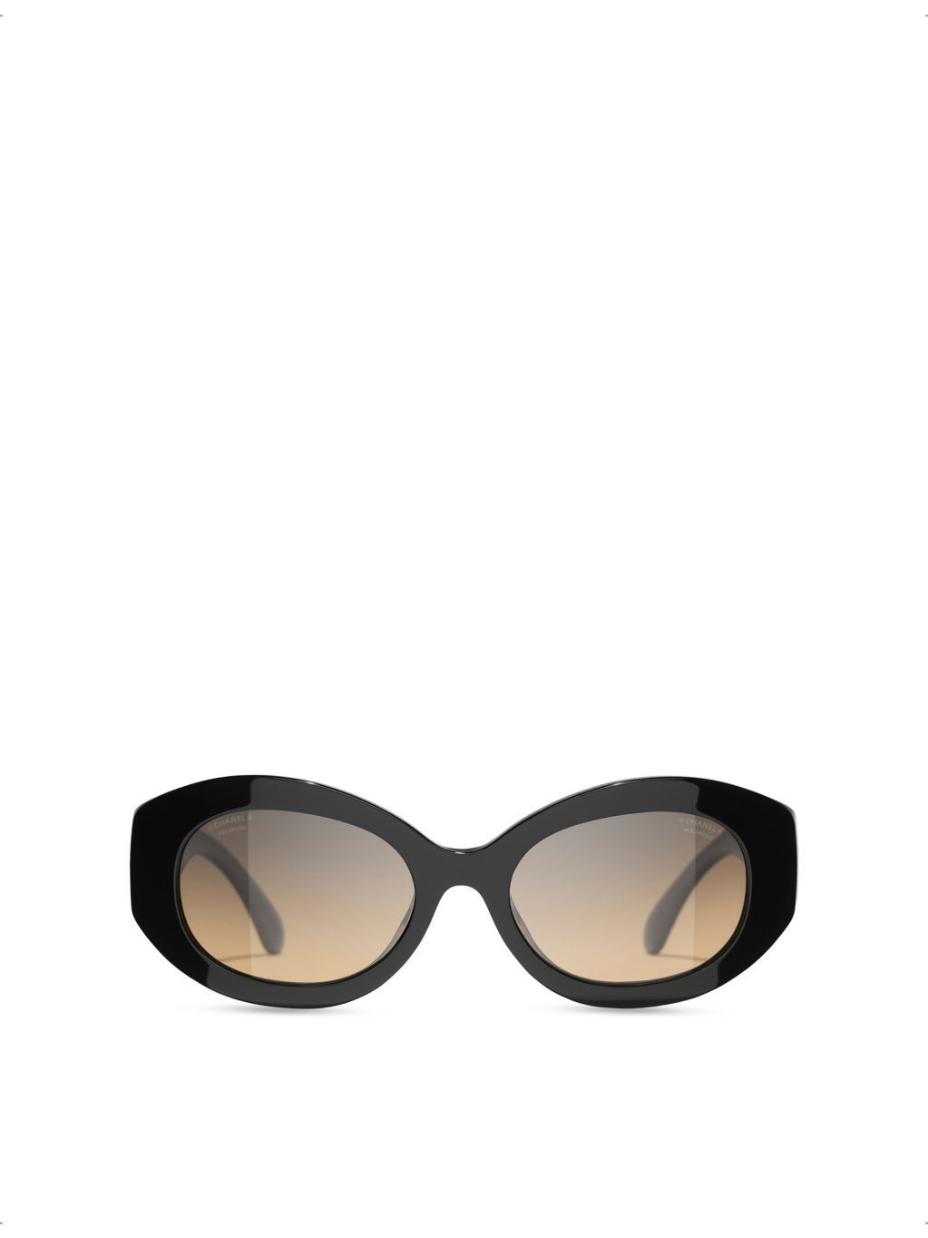 CH5528 Oval-Frame Acetate Sunglasses - 1