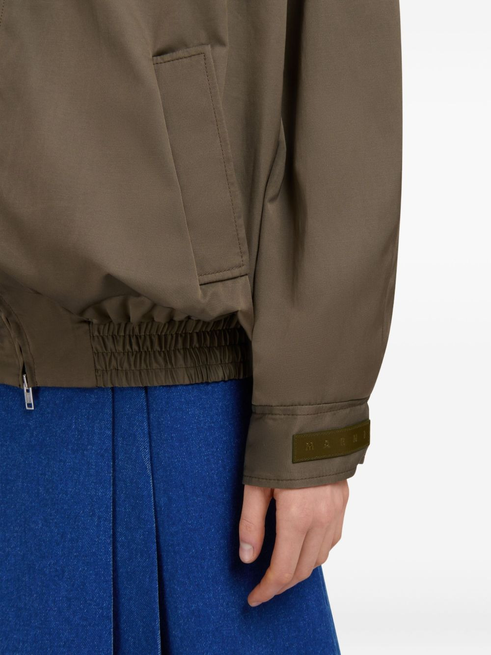 hooded zip-up jacket - 6