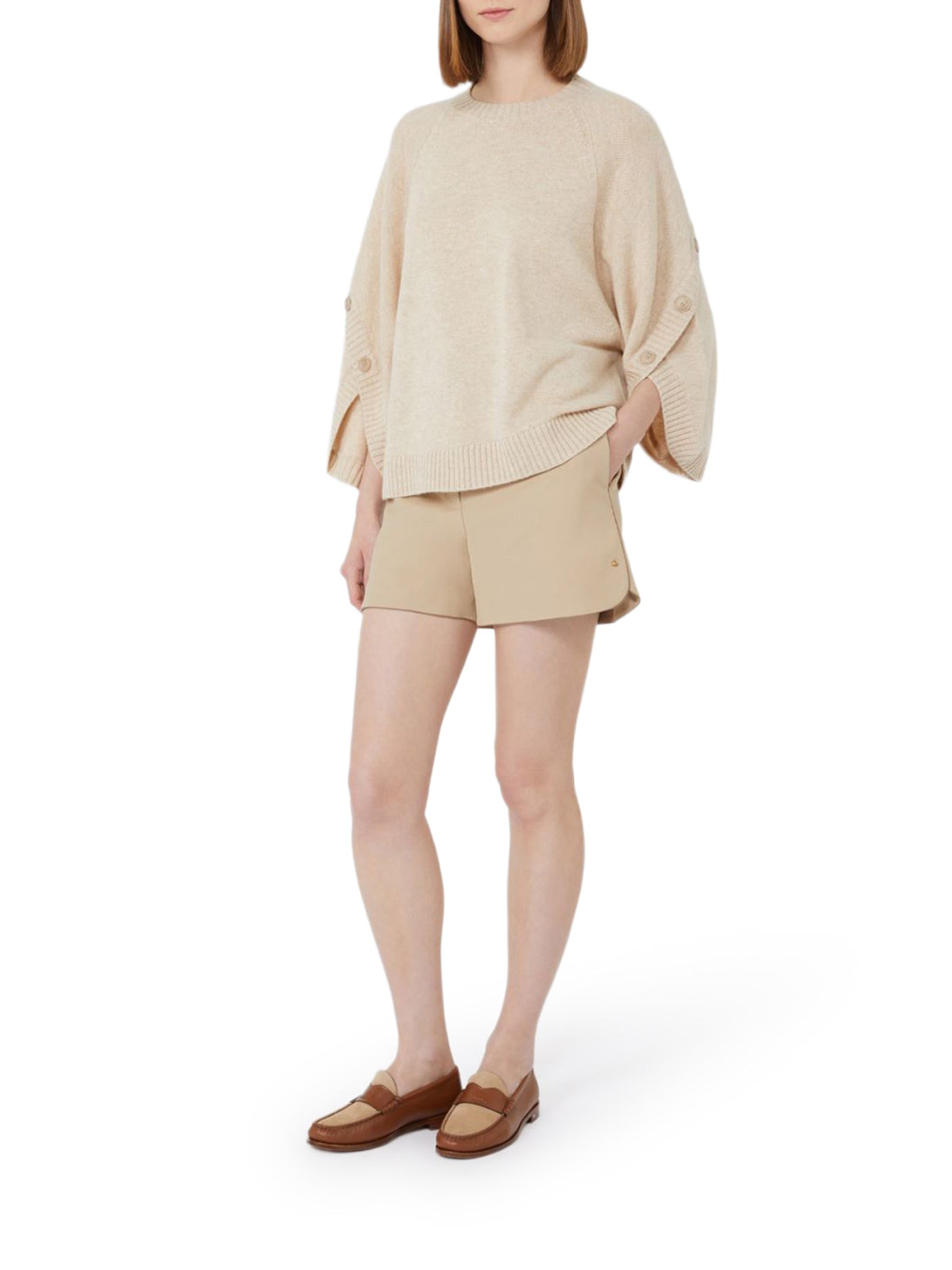 OVERSIZED WOOL AND CASHMERE SWEATER - 1