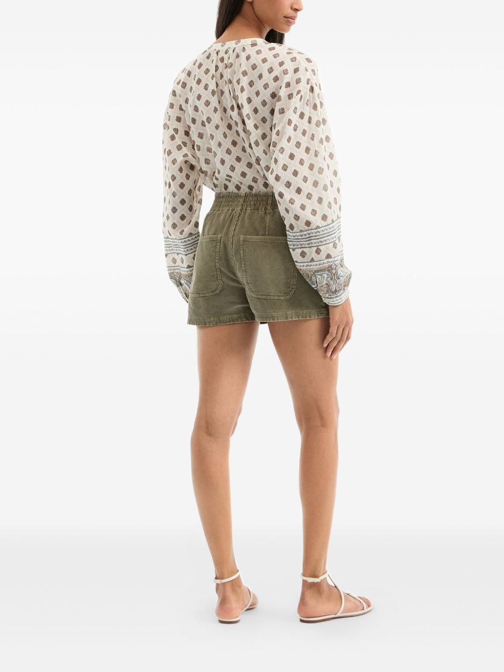 paisley-print blouse - 3