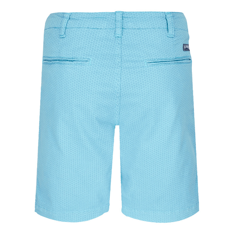 Vilebrequin Men Cotton printed Bermuda Shorts Micro Flower outlook