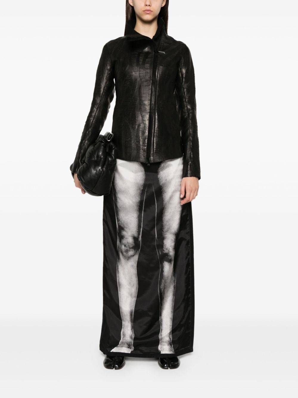metallic-detail jacket - 2