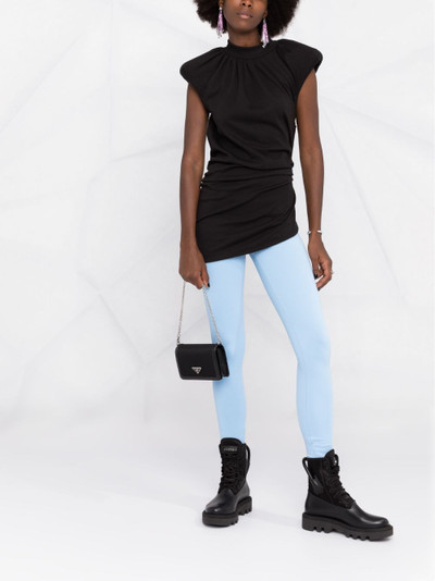 THE ATTICO ruched asymmetric top outlook