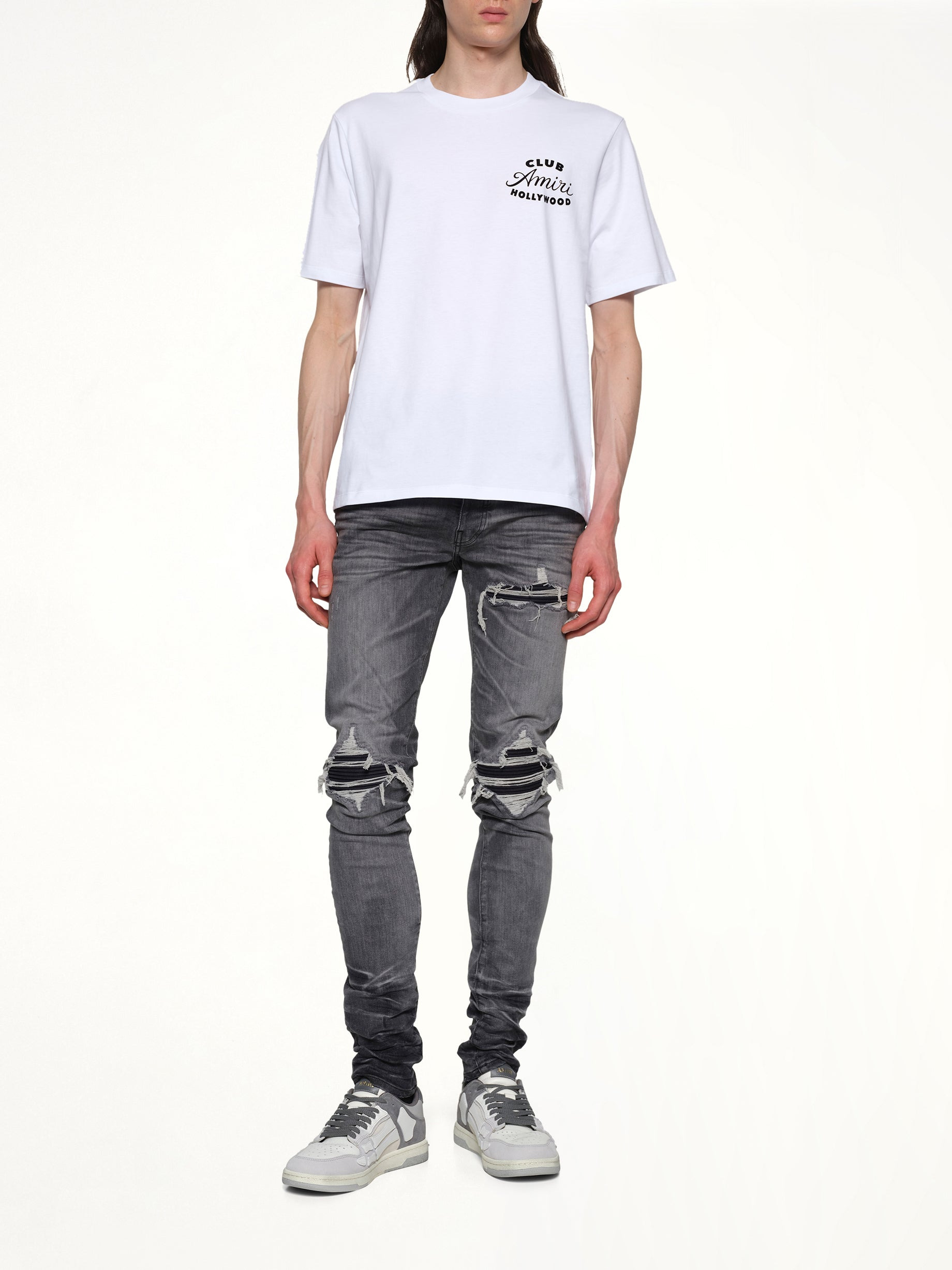 Club Amiri Tee in White - 4