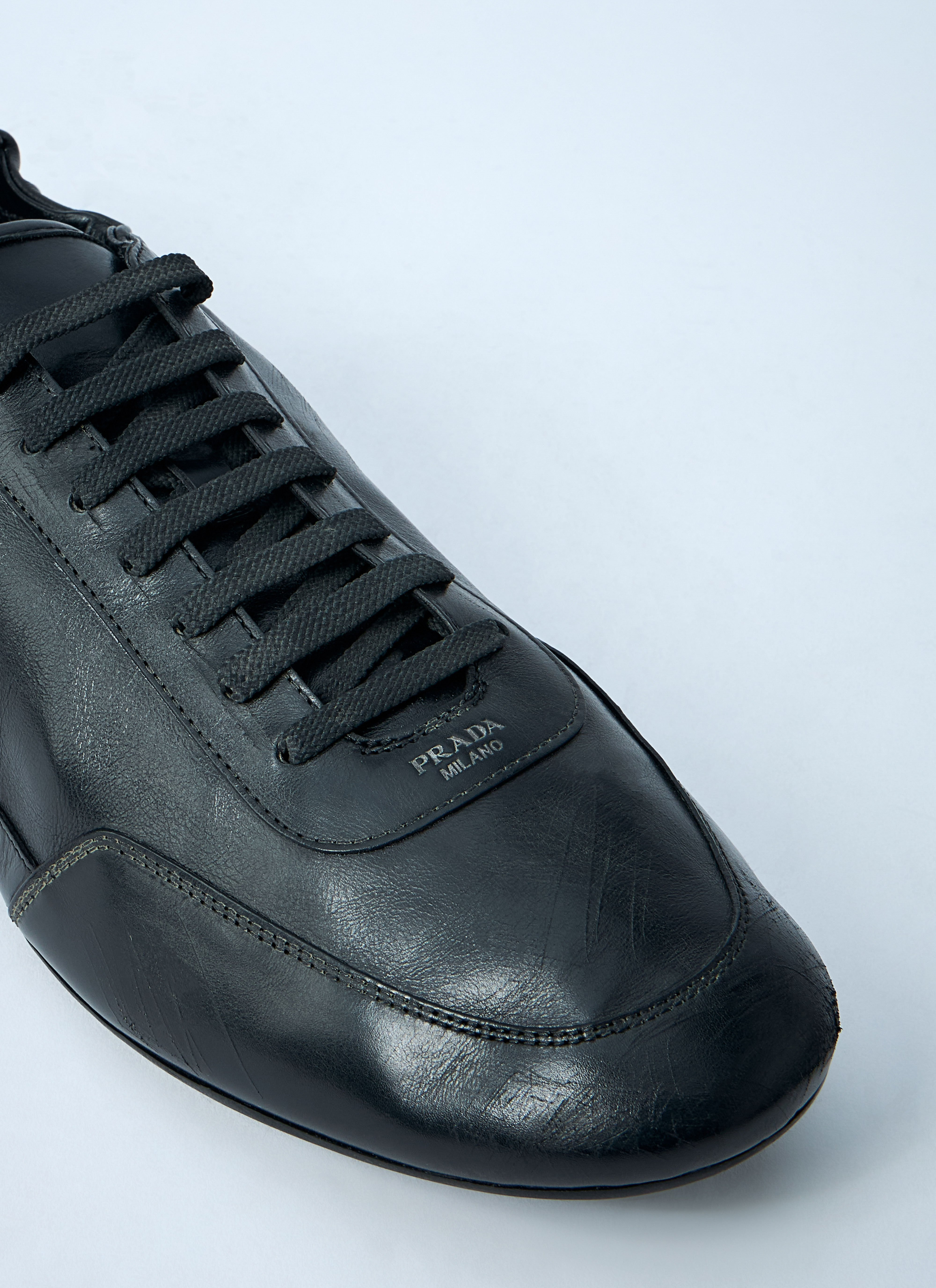 Collapse Leather Sneakers - 3