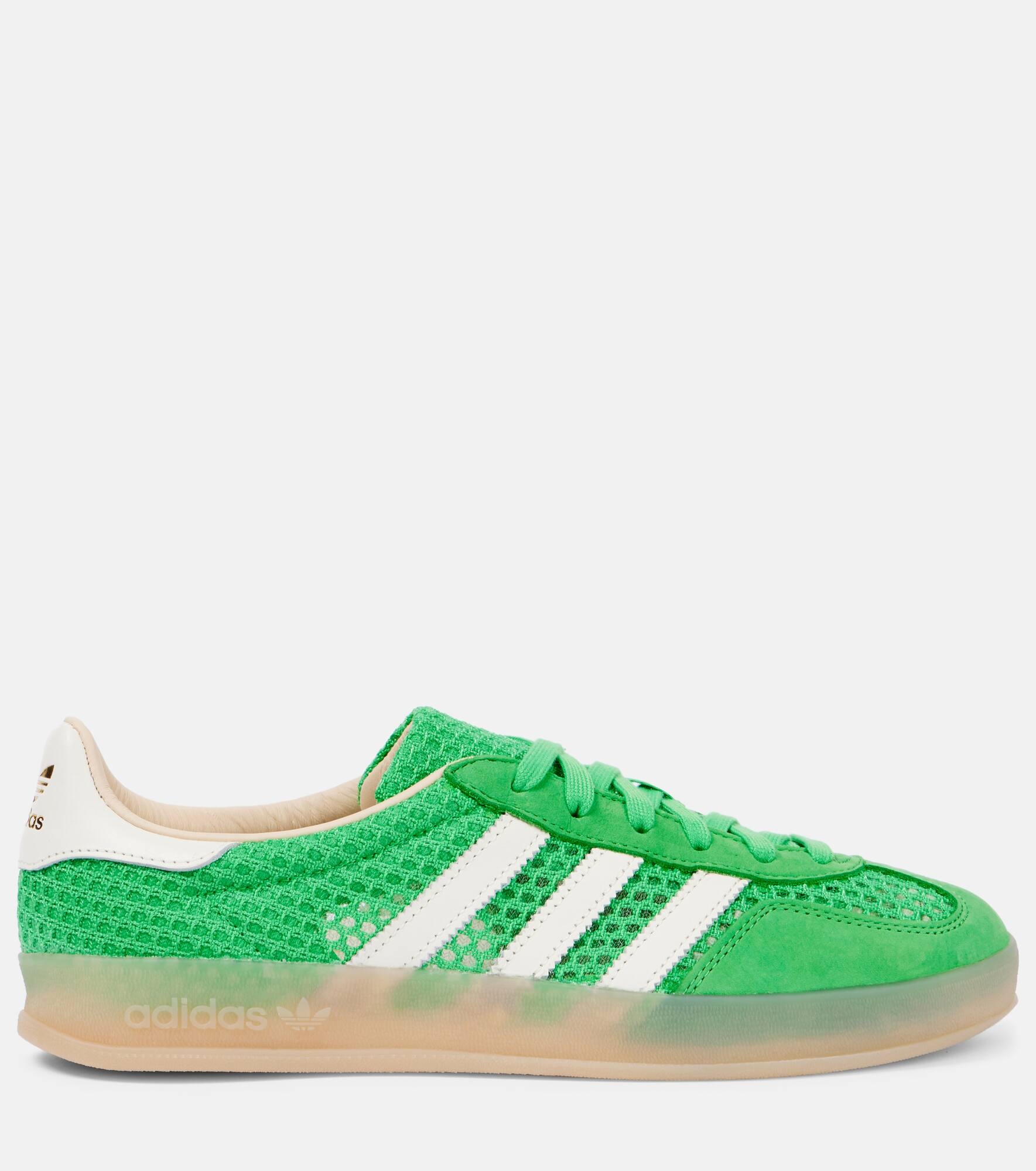 Gazelle Indoor suede-trimmed sneakers - 4