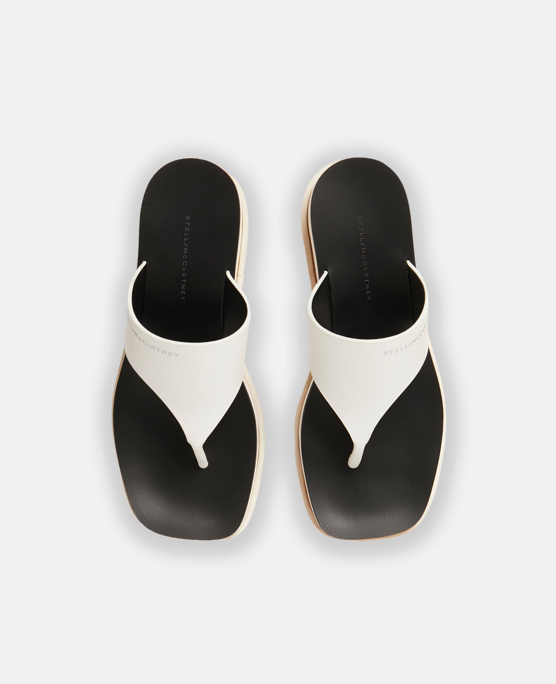 Stella McCartney Sneak-Elyse Platform Thong Sandals | REVERSIBLE