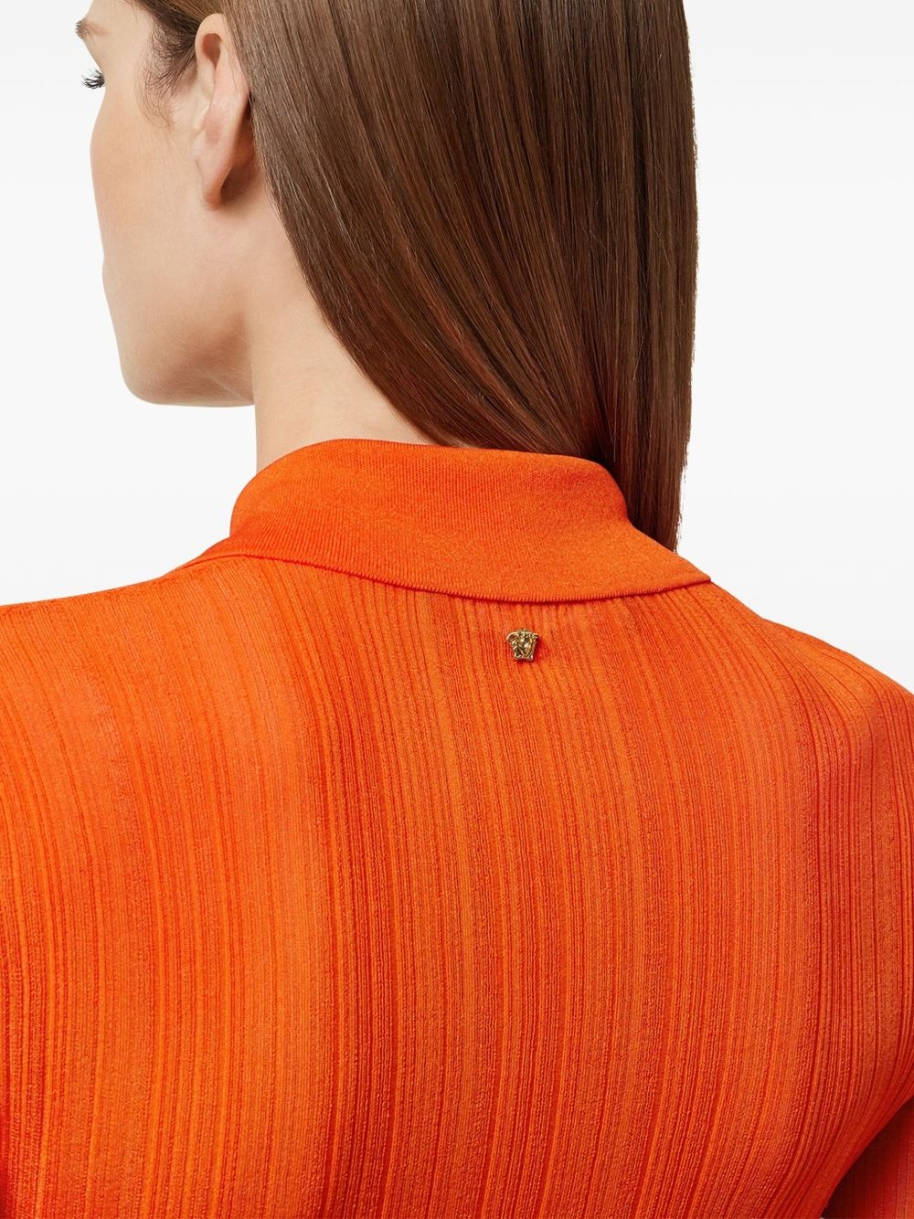 knitted polo shirt - 5