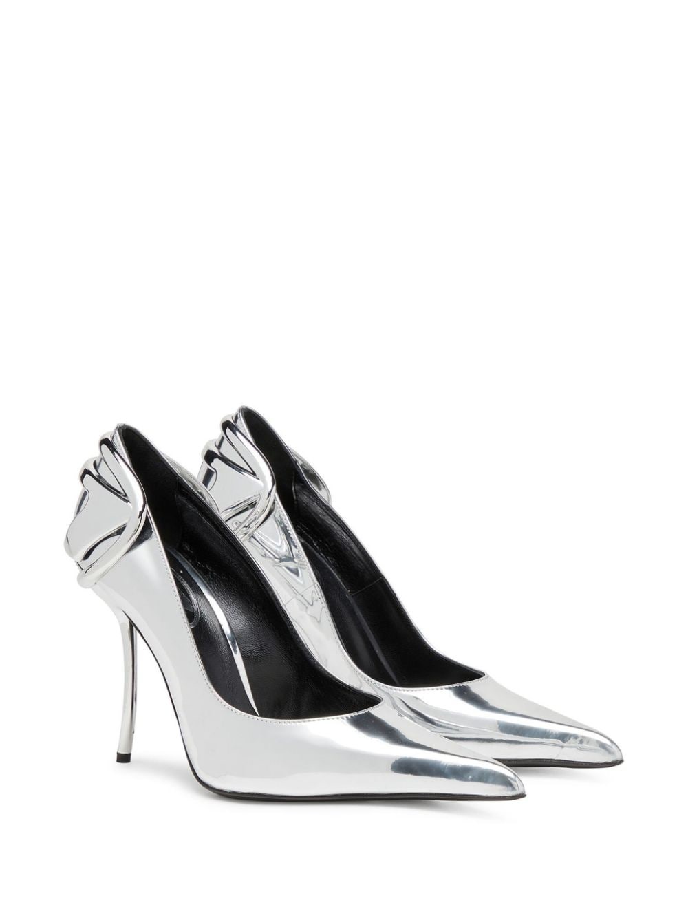 90mm Pointed Slingback Pumps - 2