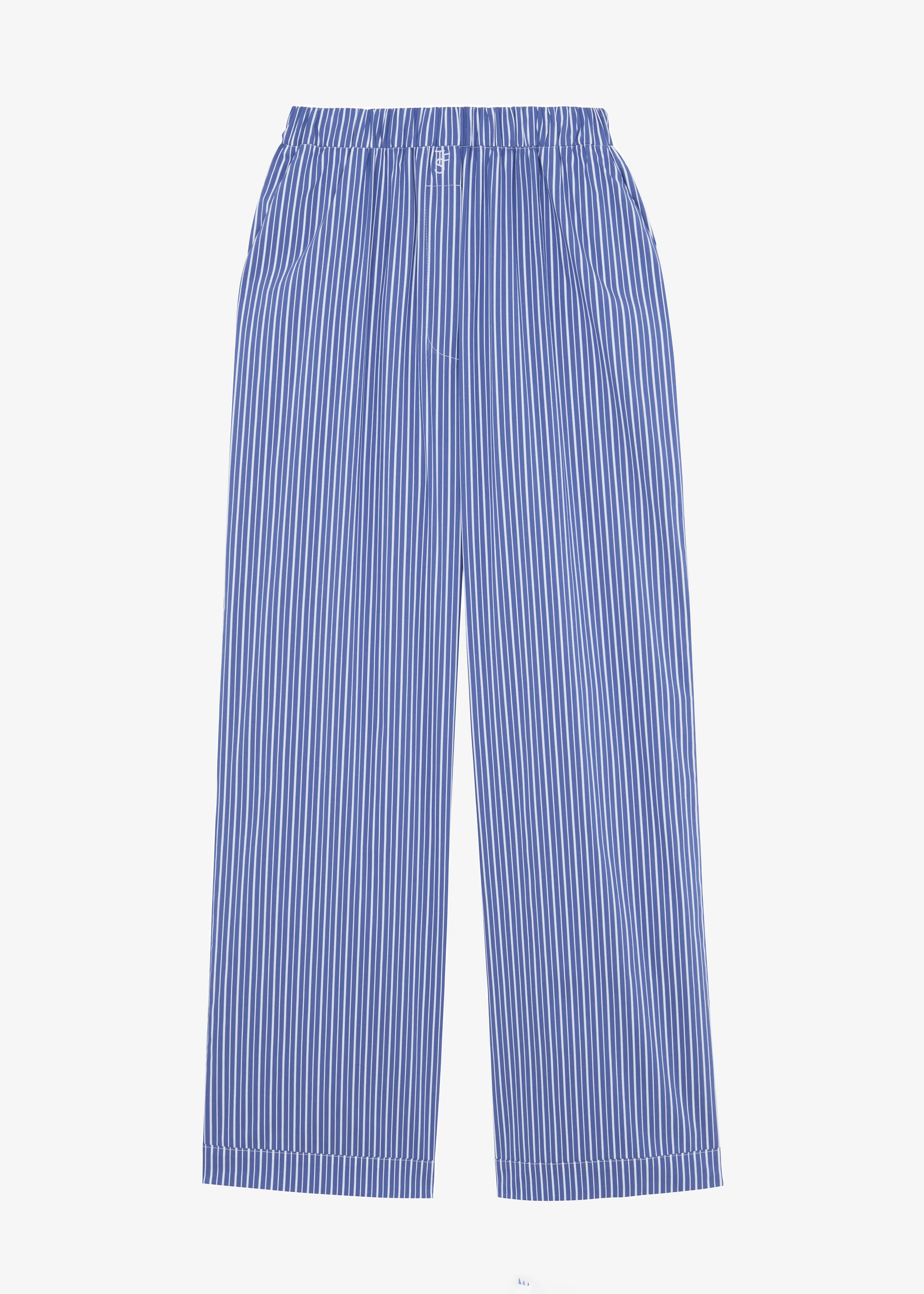 Mirca Elastic Pants - Blue Multi Stripe - 1