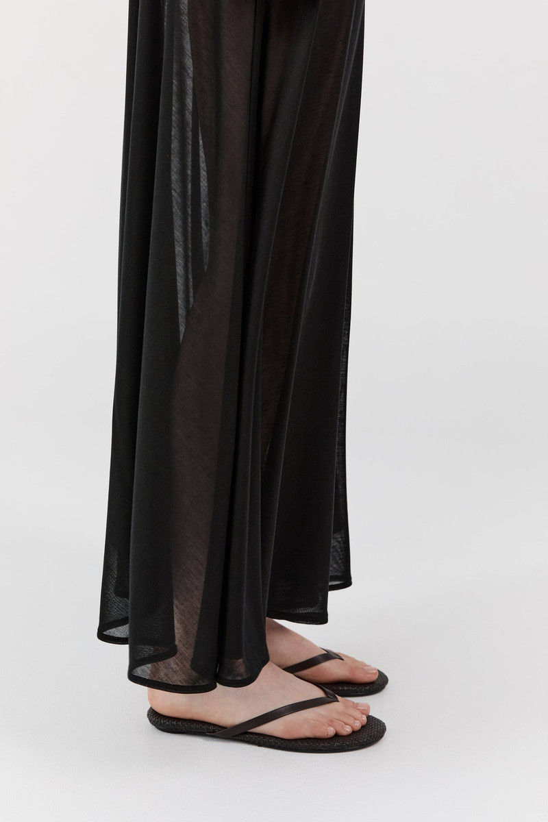 ST. AGNI Woven Flip Flop - Coffee outlook