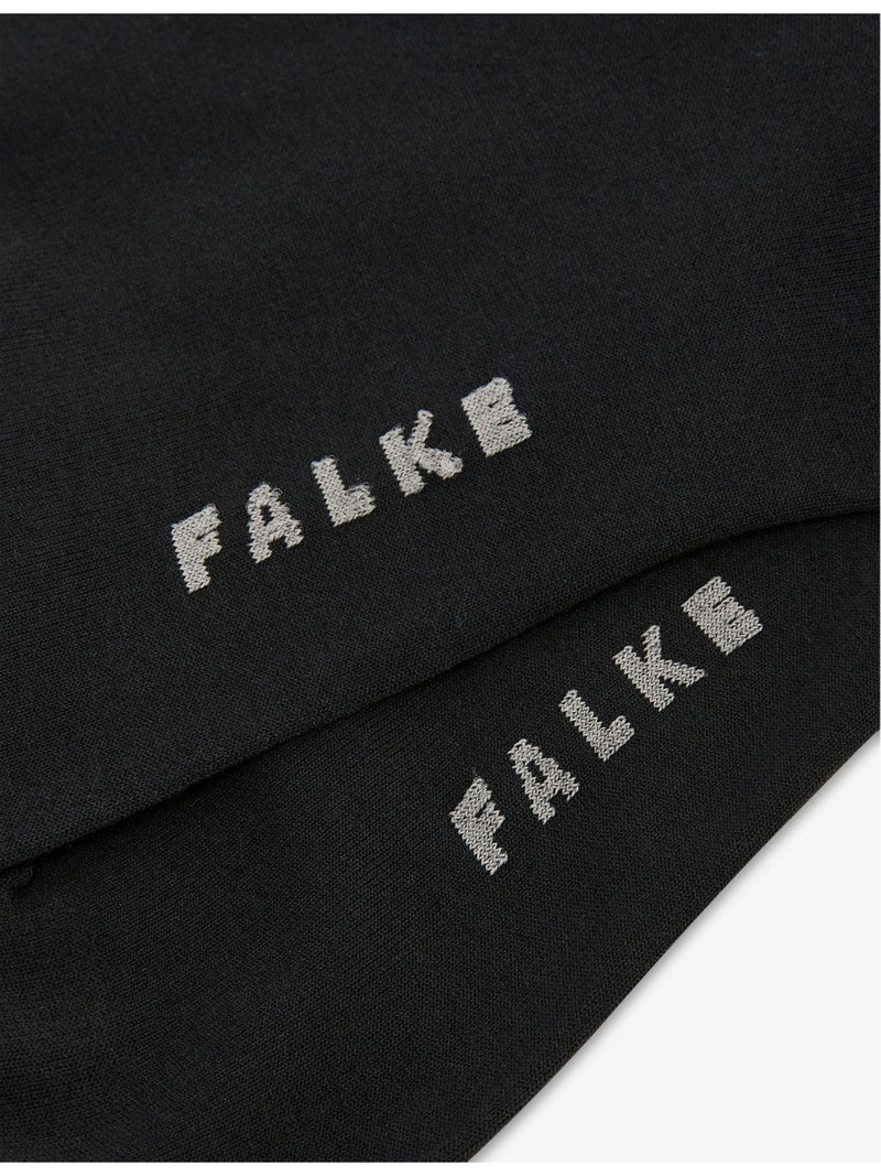 FALKE Cotton Touch rolled-cuff stretch-cotton-blend socks outlook