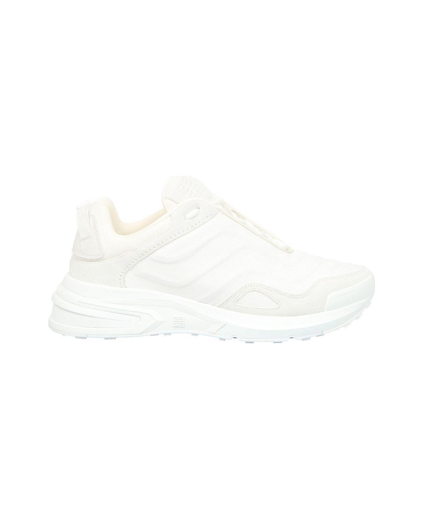 Round Toe Lace-up Sneakers - 1