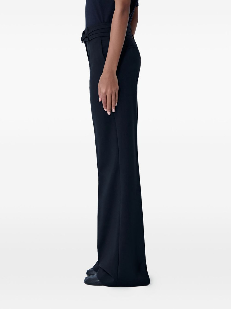 Sportmax high-rise wide-leg trousers outlook