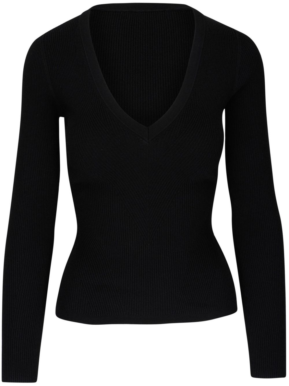 Callie ribbed-knit jumper - 1