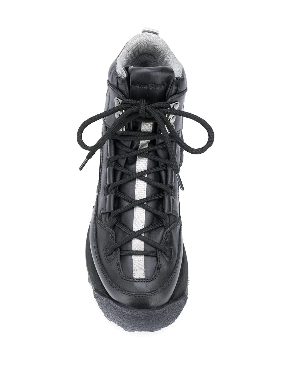 contrast-lace trekking boots - 4