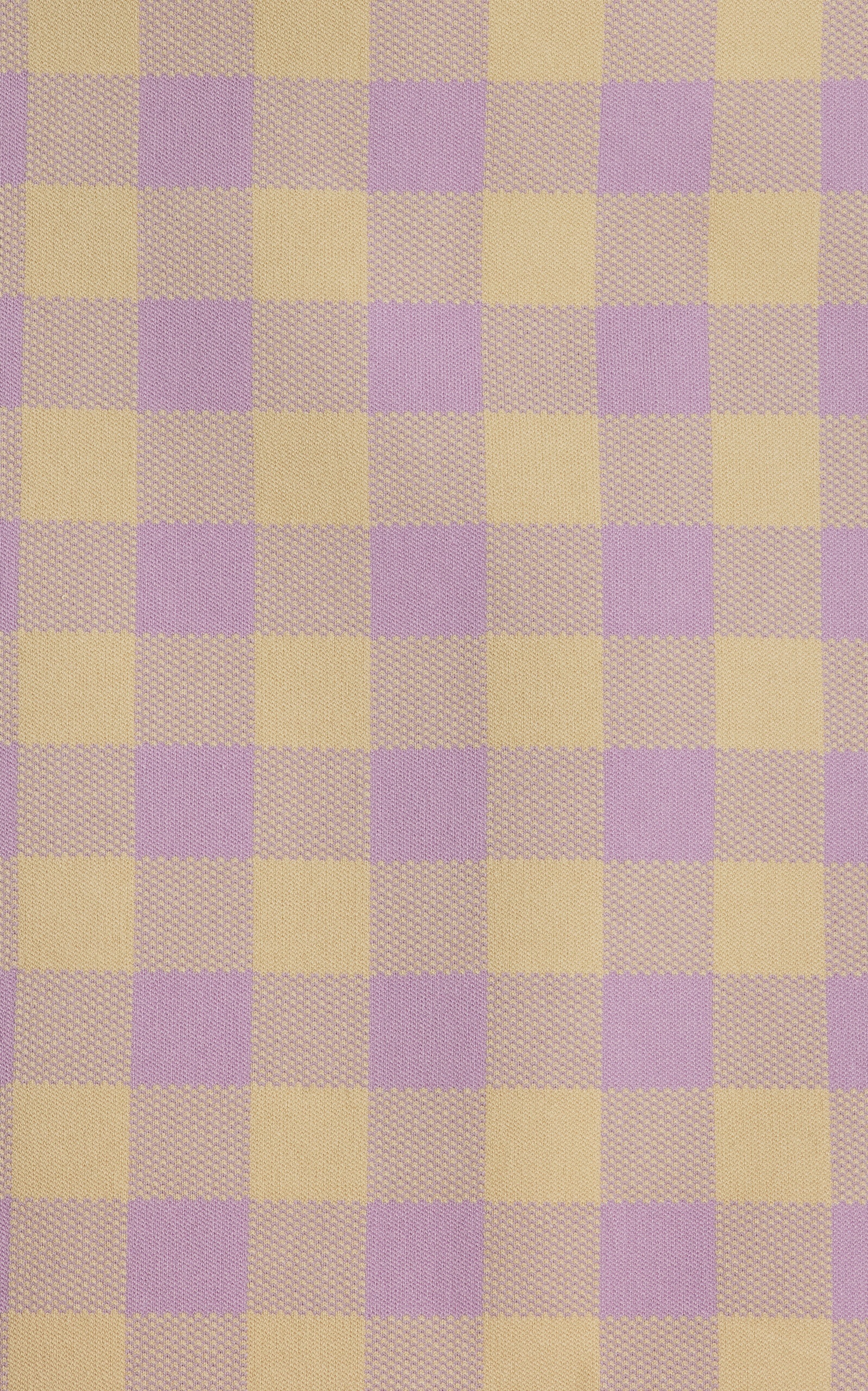 Petra Gingham Stretch-Cotton Knit Midi Skirt purple - 5