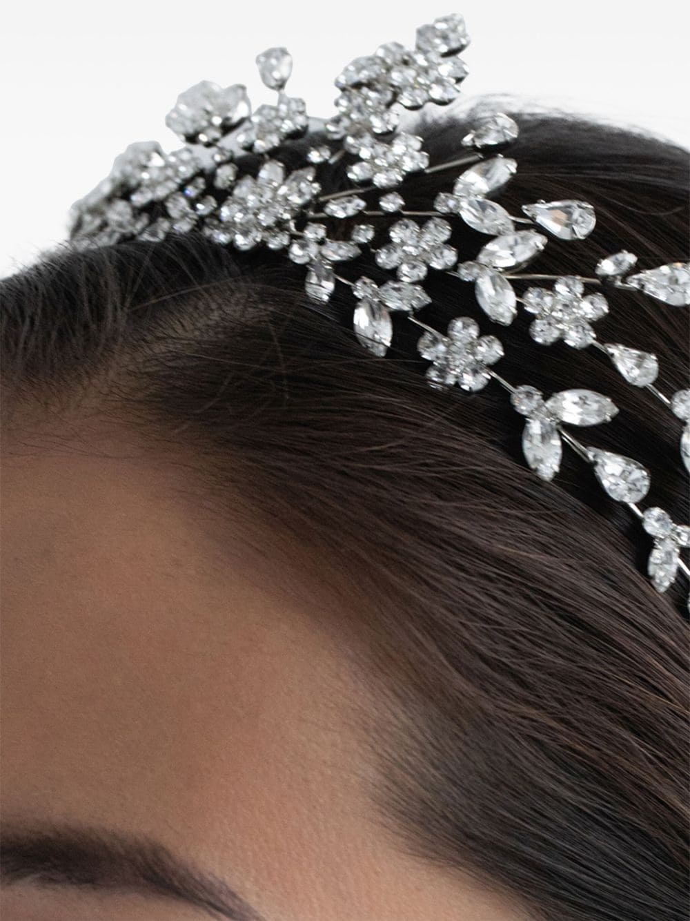 Miriam crystal-embellished tiara headband - 3