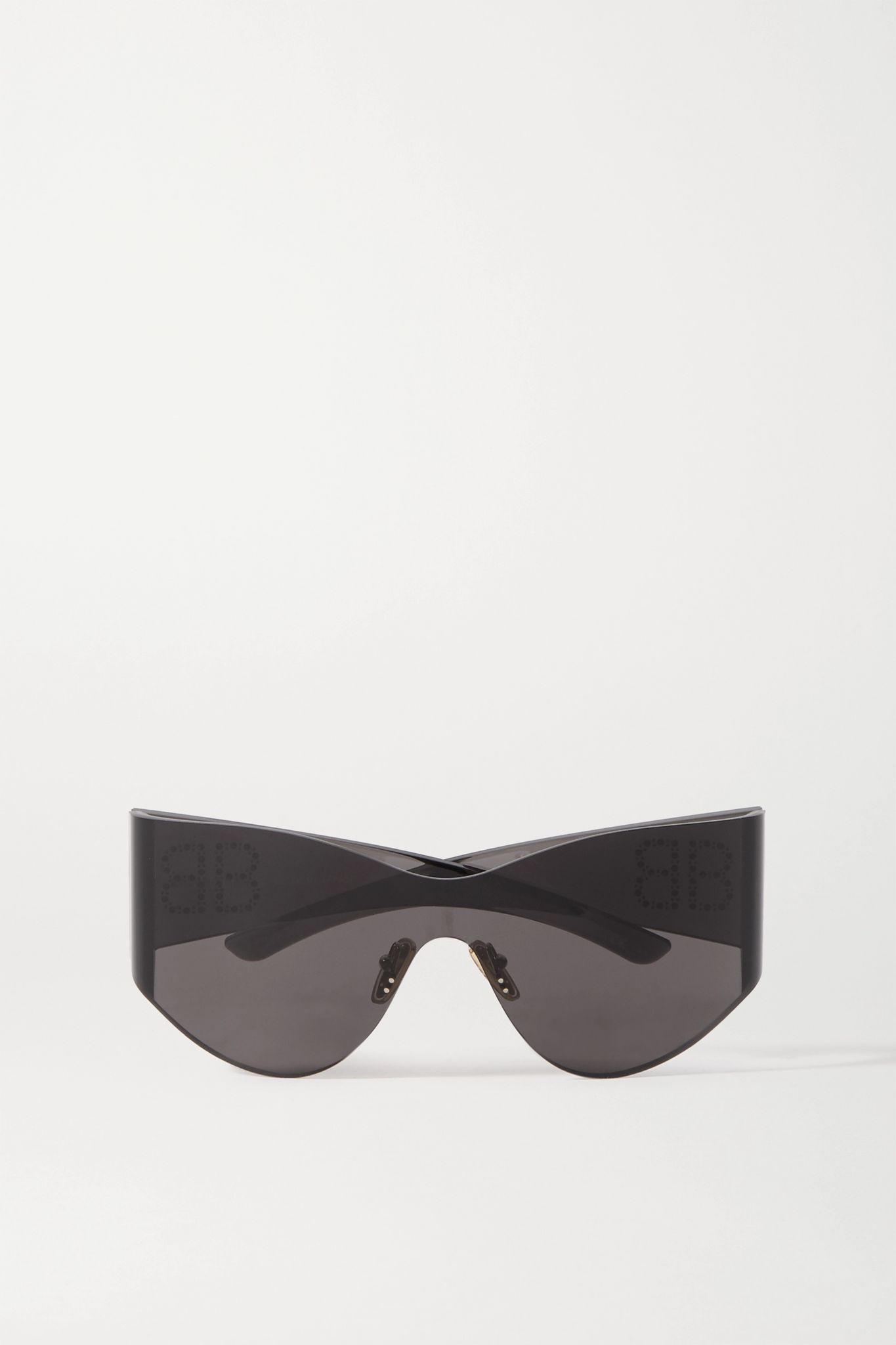 Cat-eye studded acetate sunglasses - 1