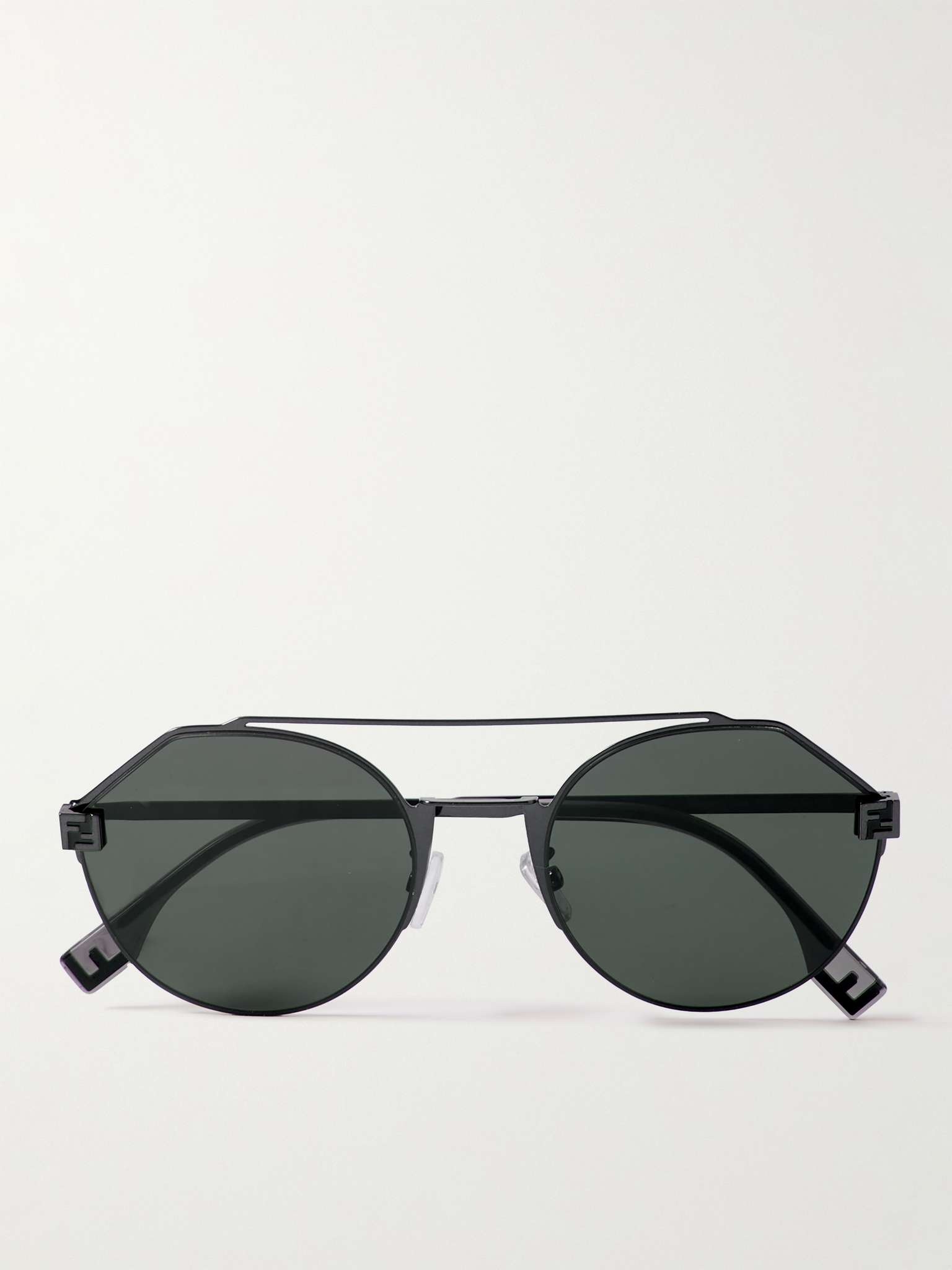 Sky Metal Round-Frame Sunglasses - 1
