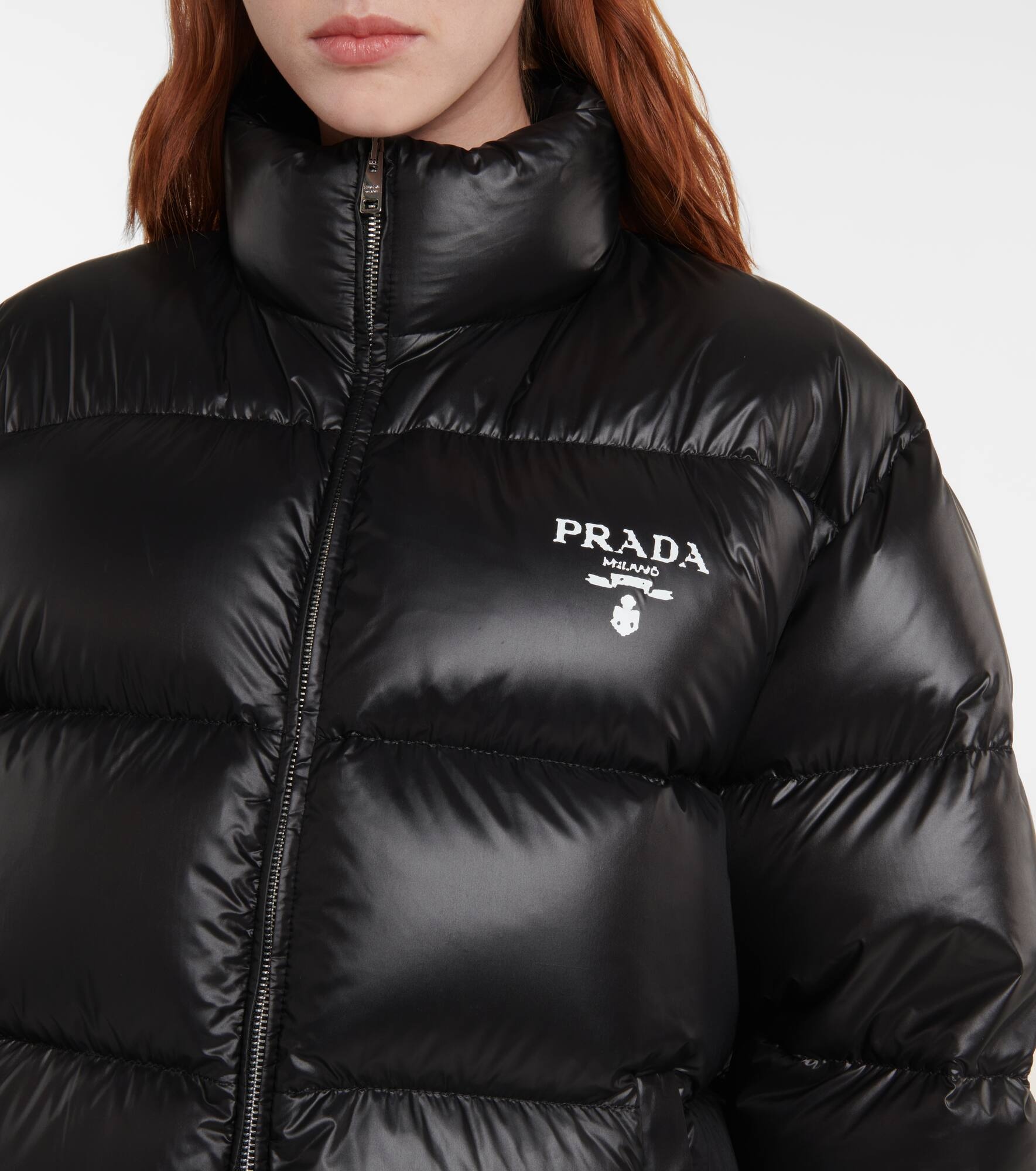 Logo down jacket - 4