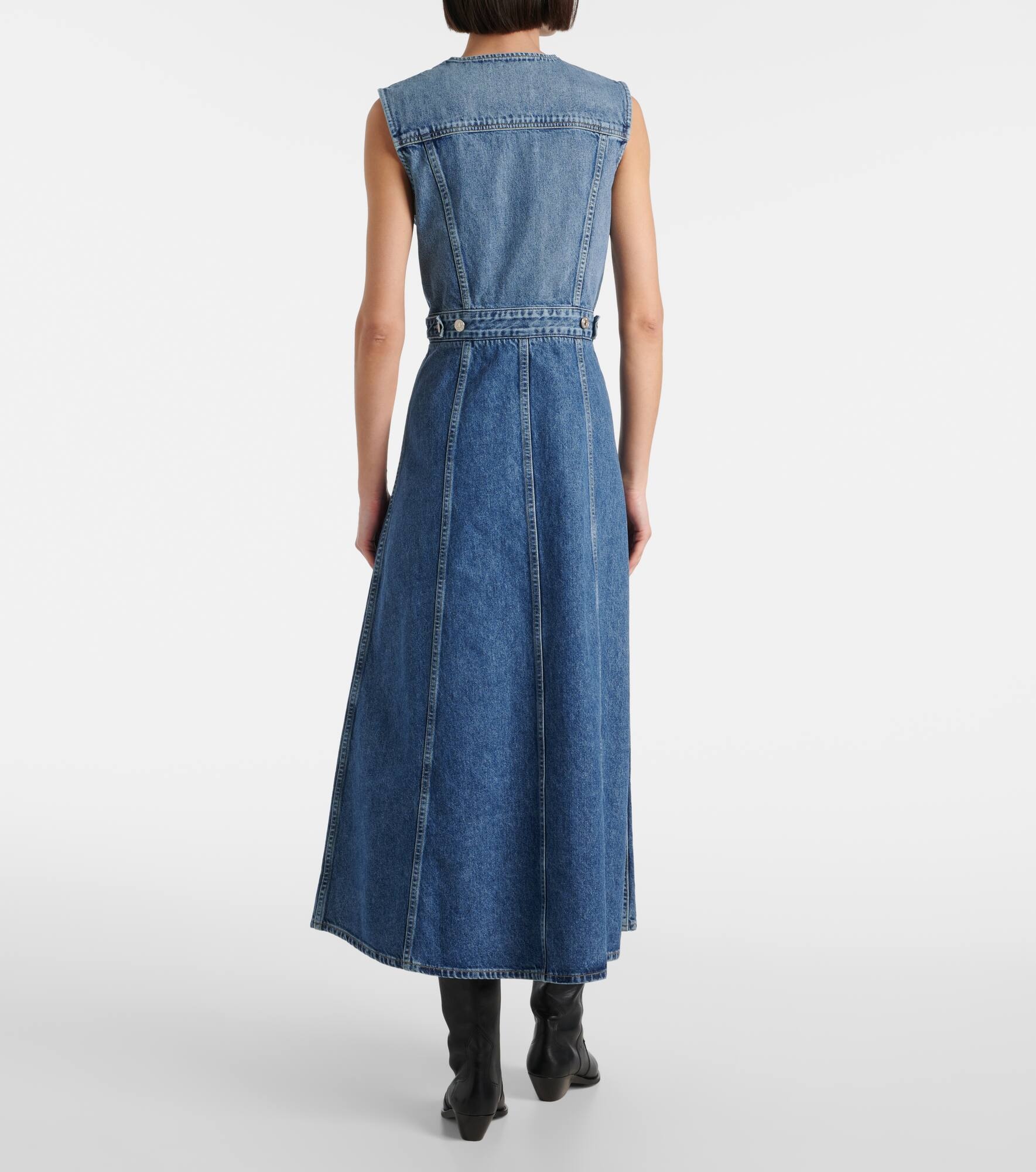 Idalene denim midi dress - 3