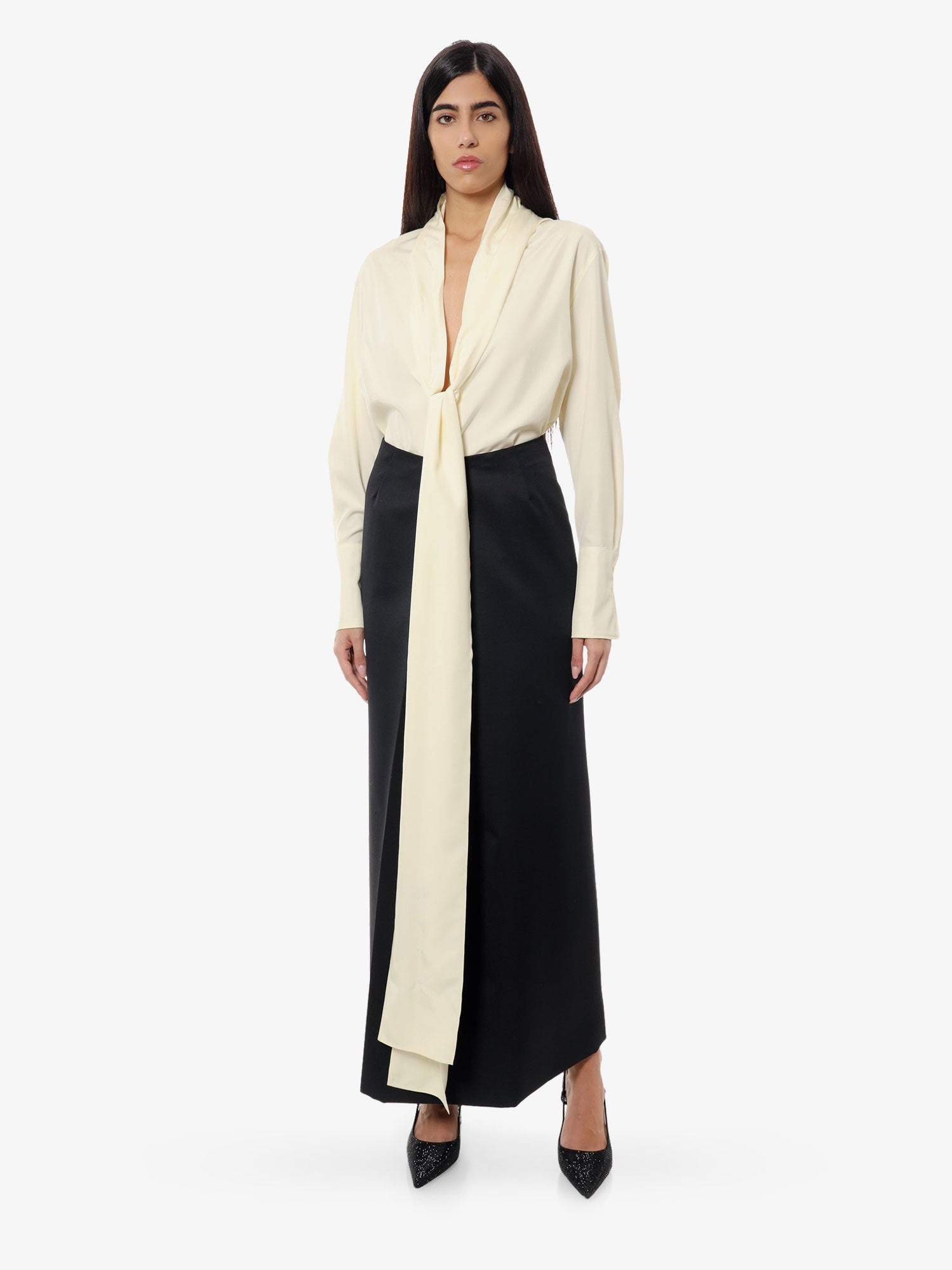 Givenchy Wool And Mohair Long Skirt - 2