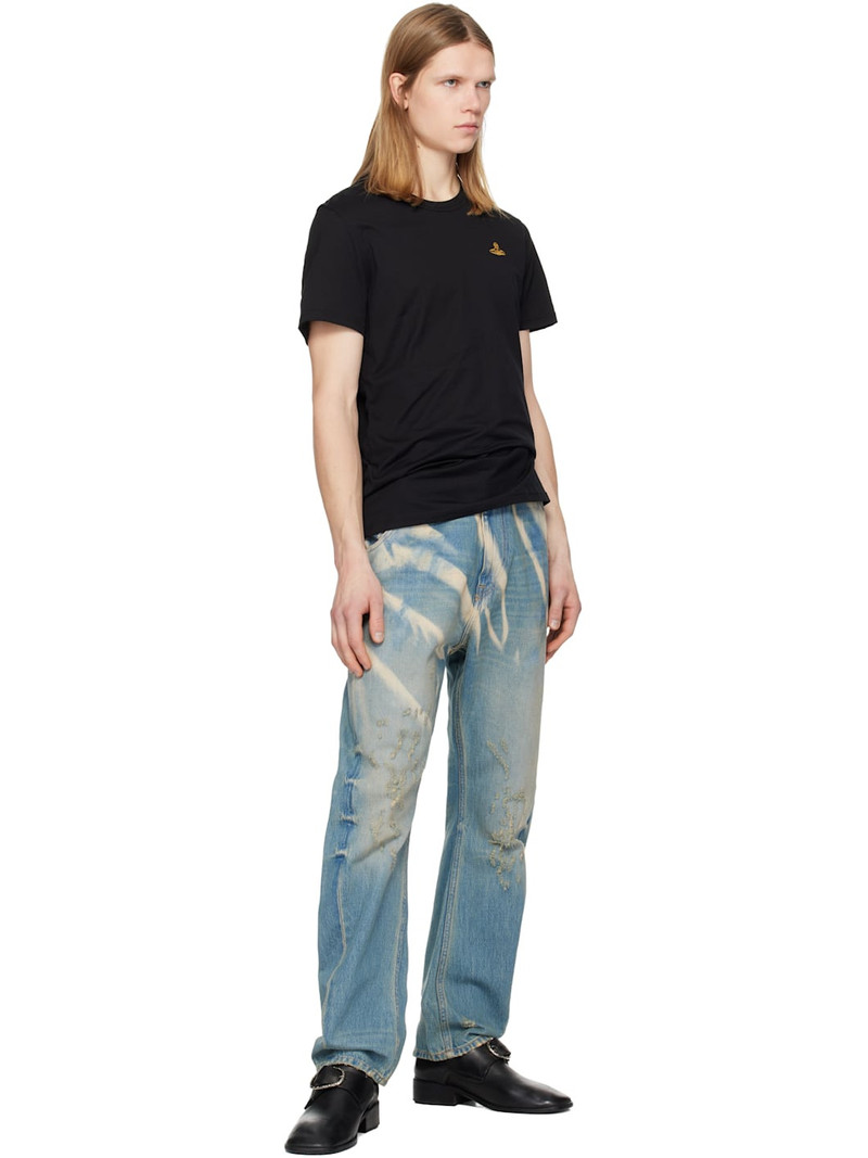 Vivienne Westwood Black Embroidered Logo T-shirt outlook