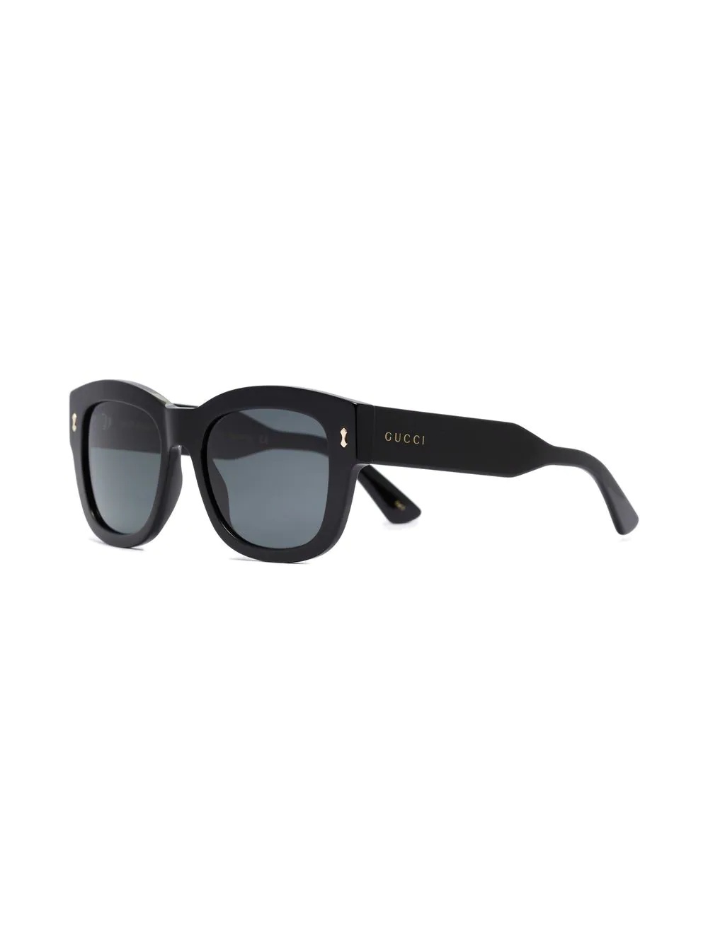 logo-print rectangle frame sunglasses - 2