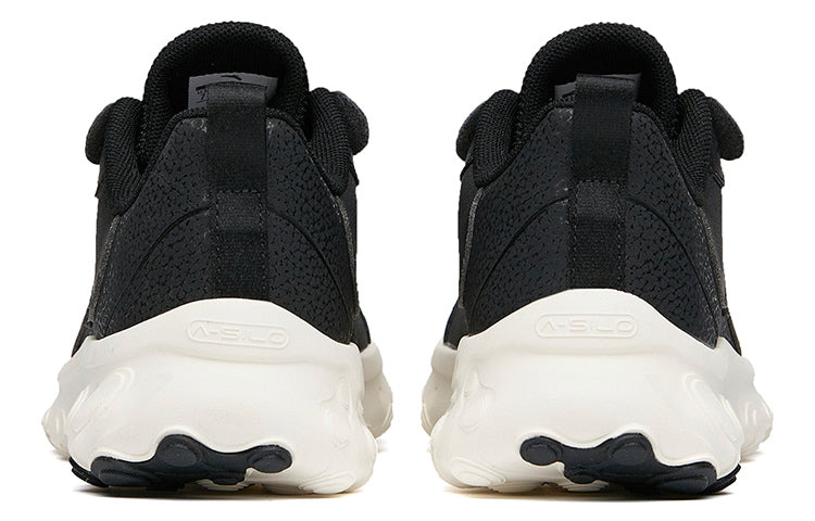 (WMNS) ANTA Running Series Sneakers 'Black Silver White' 122115582-8 - 4