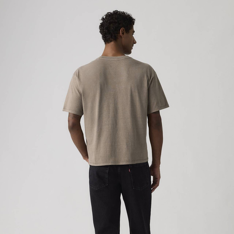 BOXY SHORT-SLEEVE GRUNGE WASH T-SHIRT 4