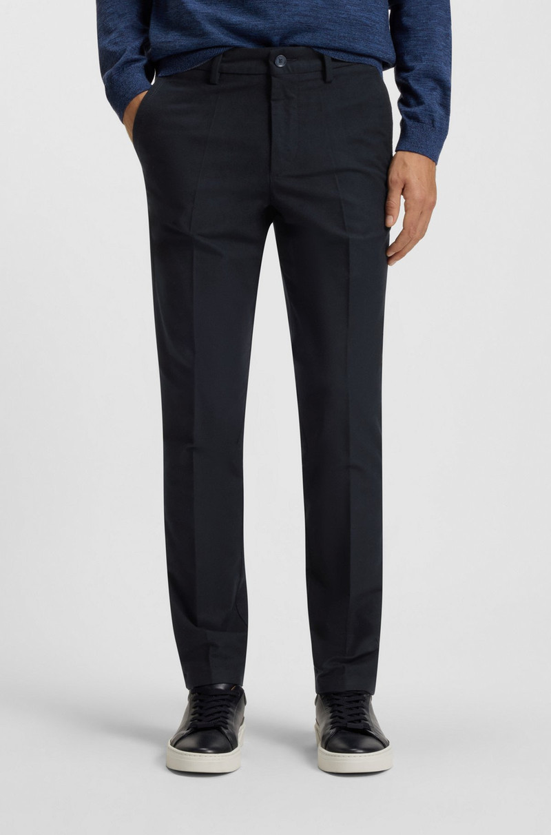 SLIM-FIT TROUSERS IN COTTON-BLEND TWILL 2